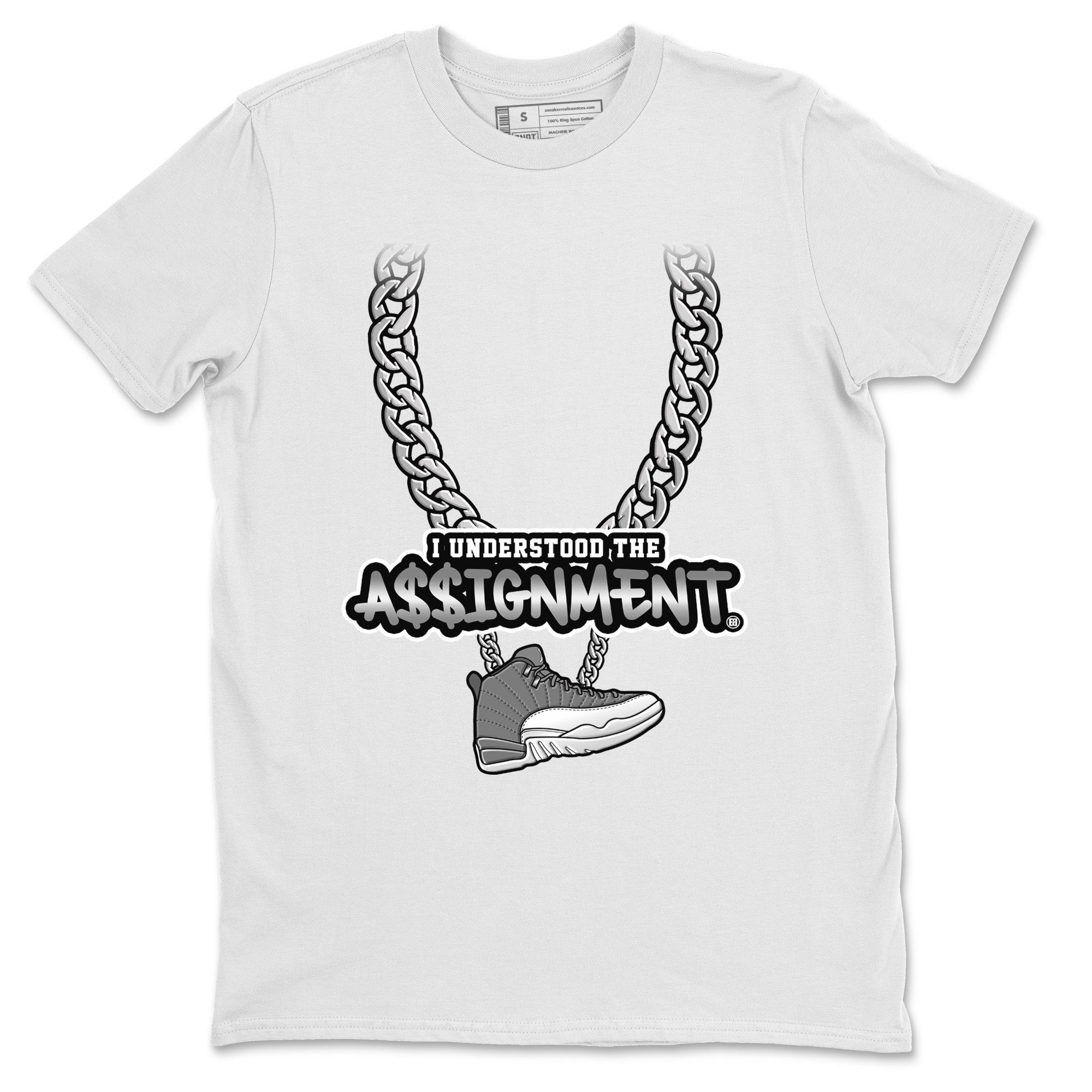 Understood Assignment Unisex Tops - Air Jordan 12 Stealth