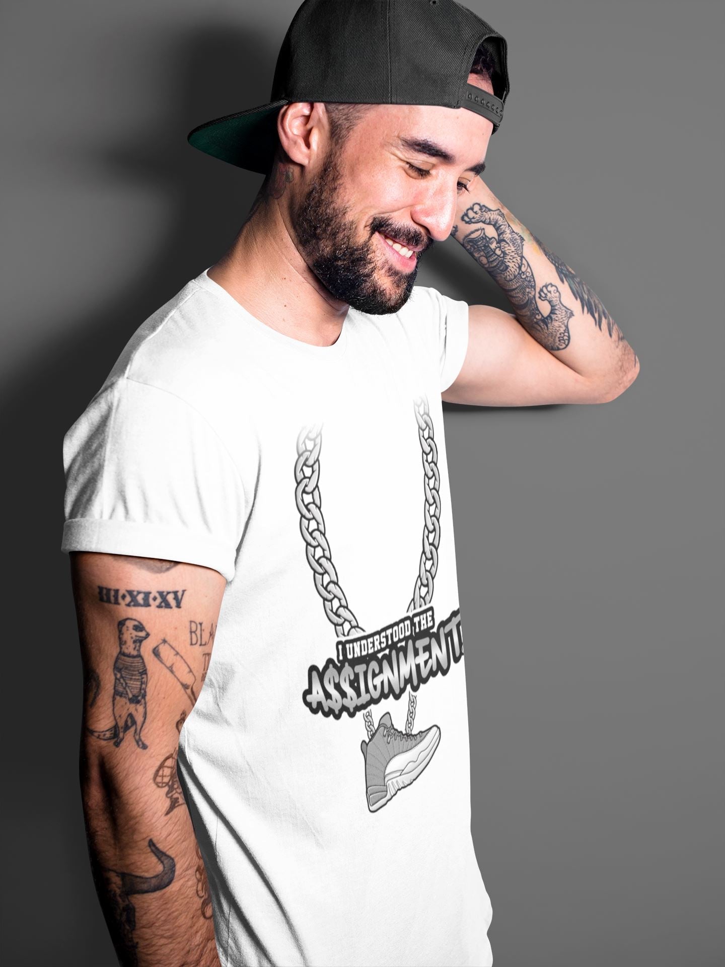 Understood Assignment Unisex Tops - Air Jordan 12 Stealth