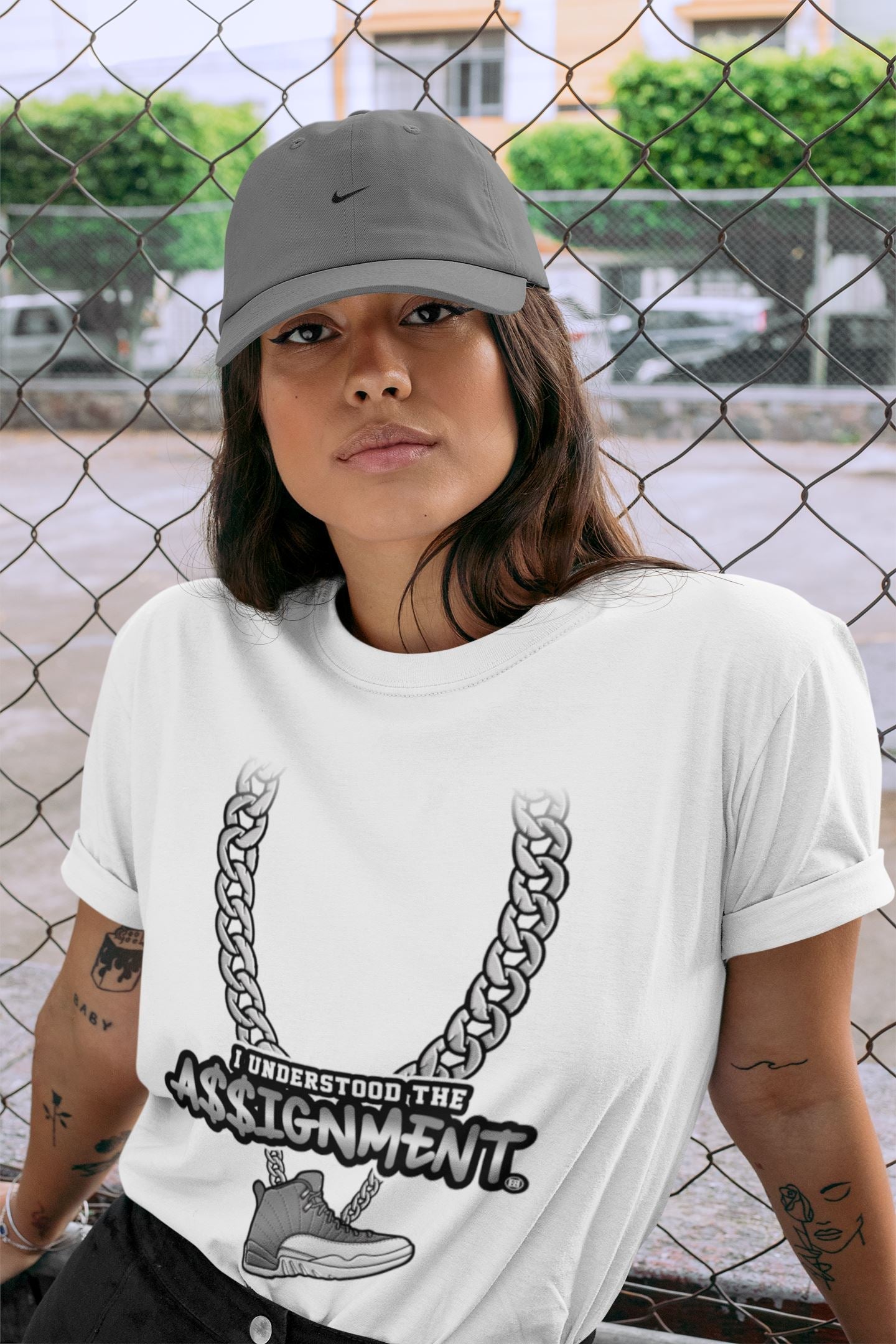 Understood Assignment Unisex Tops - Air Jordan 12 Stealth