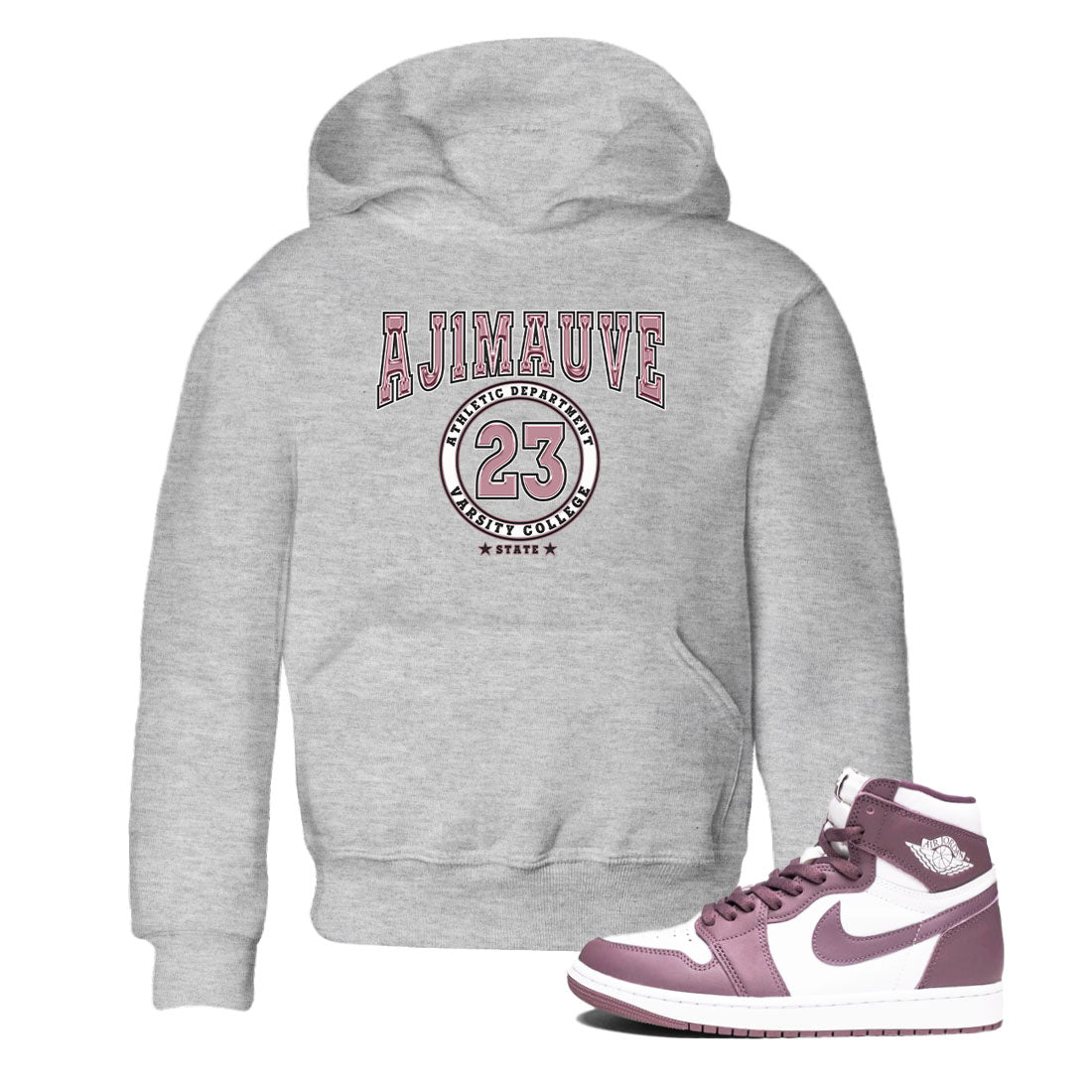 Varsity snkmatch Tee Kids - Air Jordan 1 Mauve