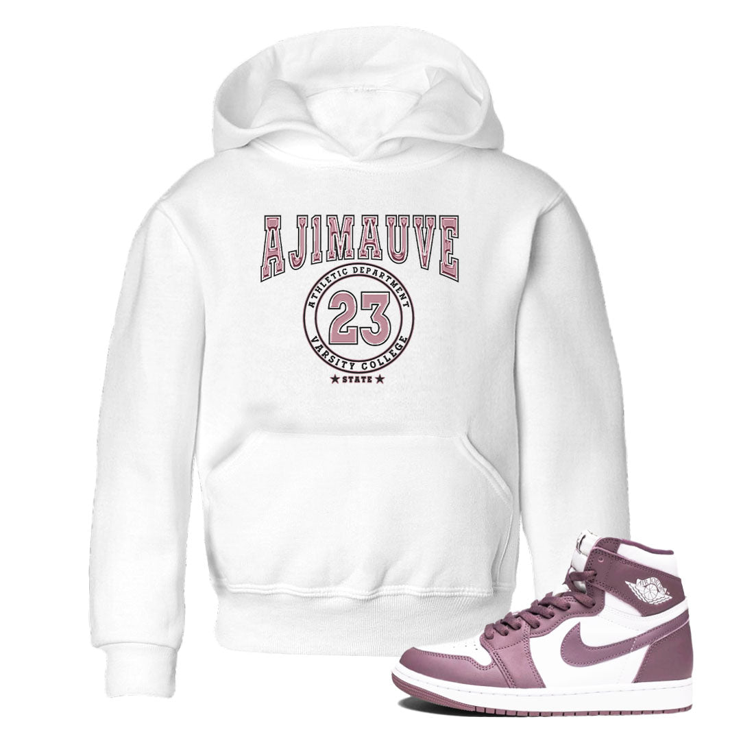 Varsity snkmatch Tee Kids - Air Jordan 1 Mauve