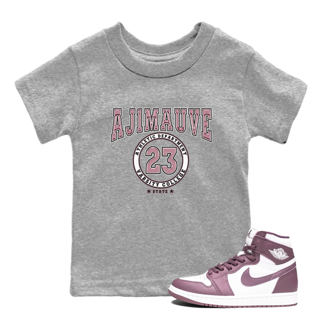 Varsity snkmatch Tee Kids - Air Jordan 1 Mauve