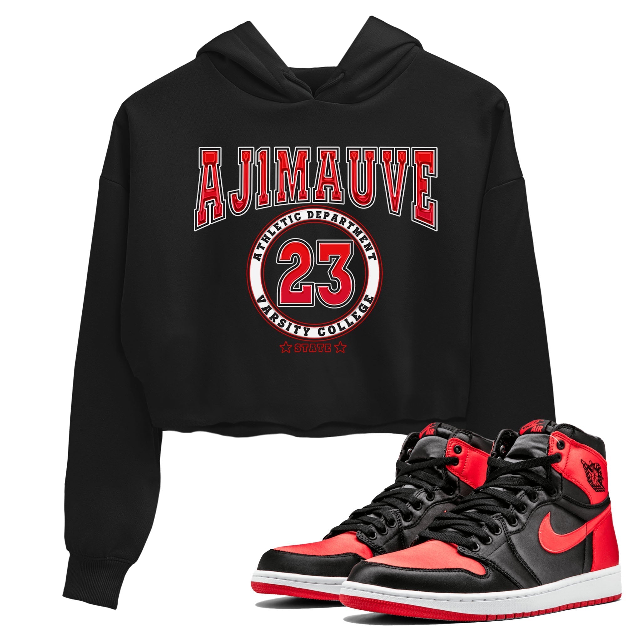 Varsity snkmatch Women's Top - Air Jordan 1 Satin Bred