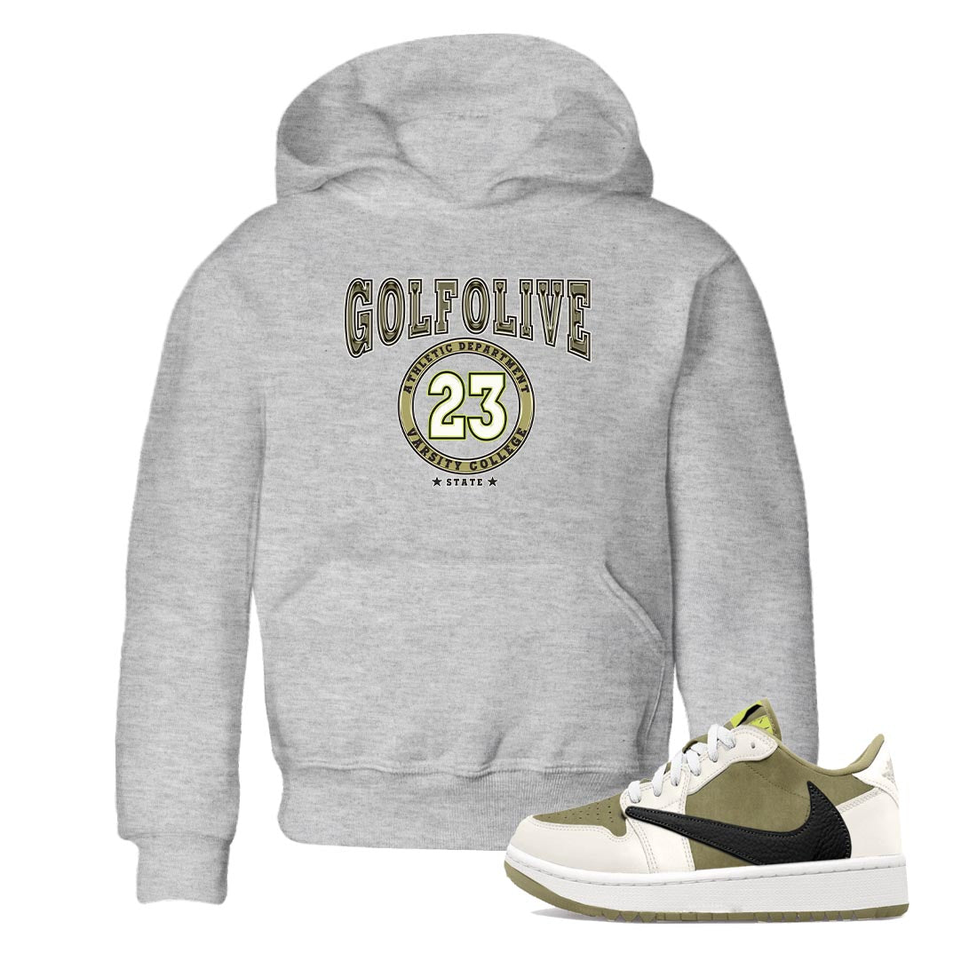Varsity snkmatch Tee Kids - Air Jordan 1 Travis Scott Golf