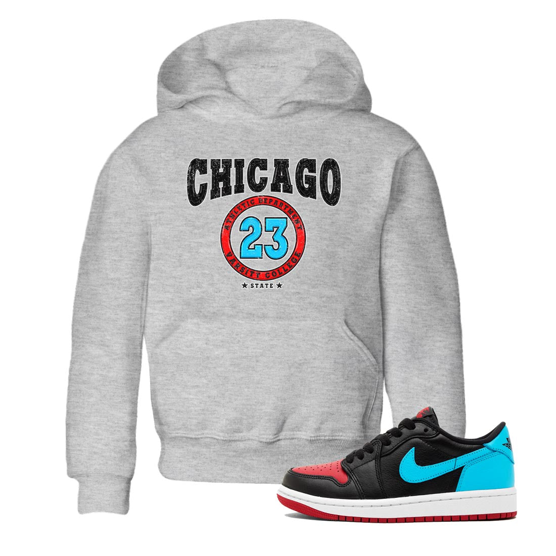 Varsity snkmatch Tee Kids - Air Jordan 1 UNC to Chicago