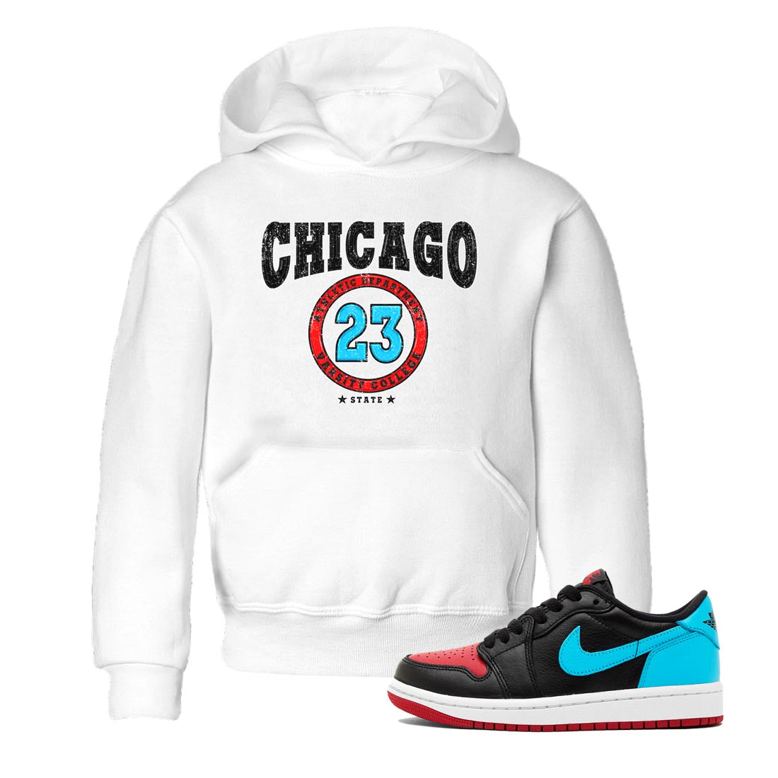 Varsity snkmatch Tee Kids - Air Jordan 1 UNC to Chicago