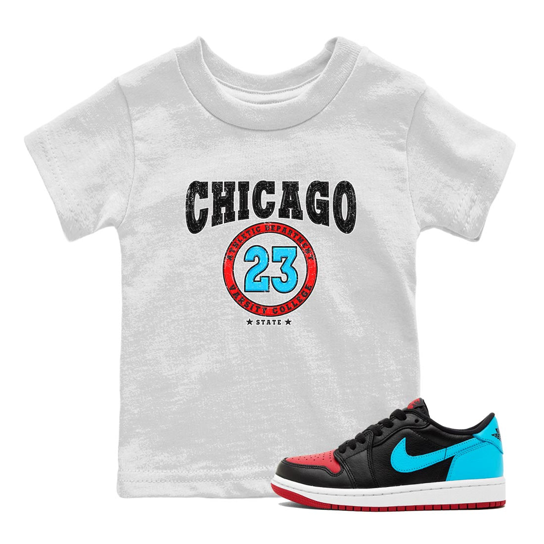 Varsity snkmatch Tee Kids - Air Jordan 1 UNC to Chicago