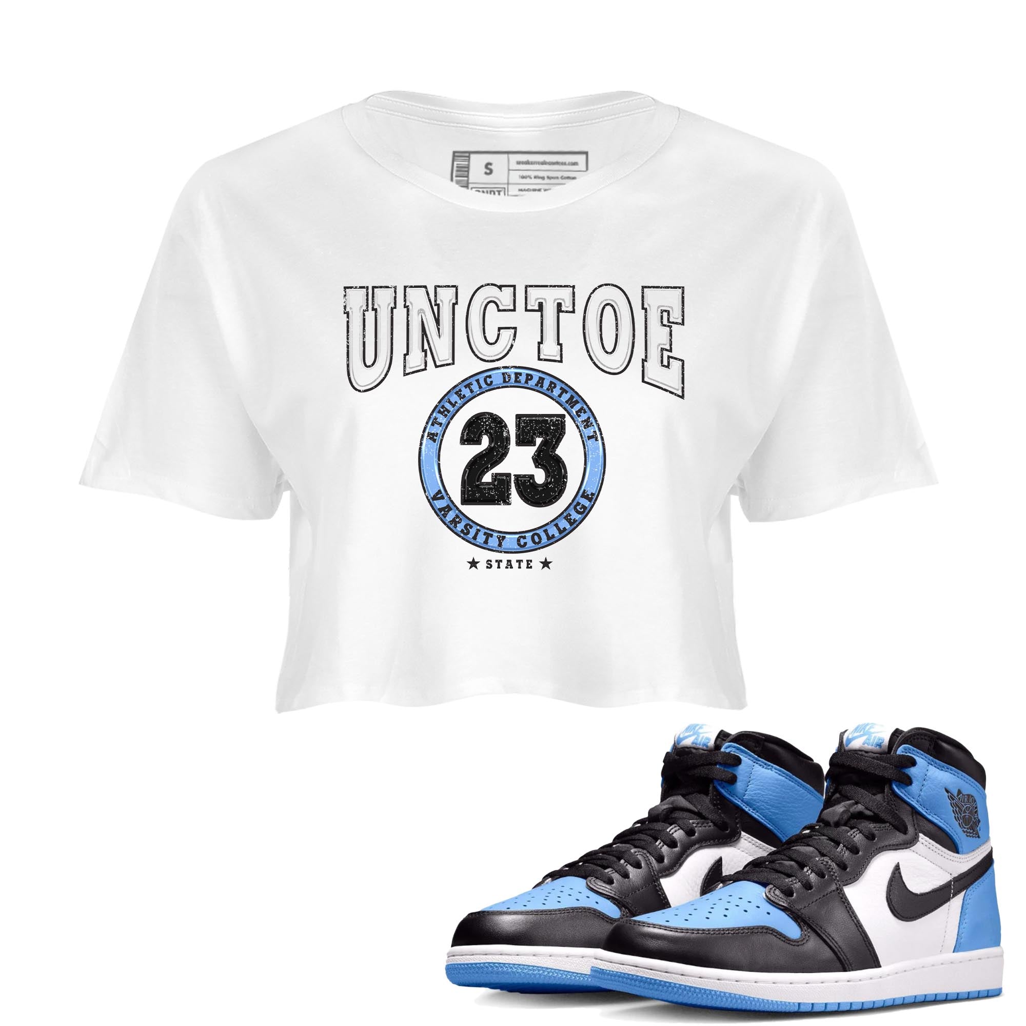 Varsity snkmatch Women's Top - Air Jordan 1 UNC Toe