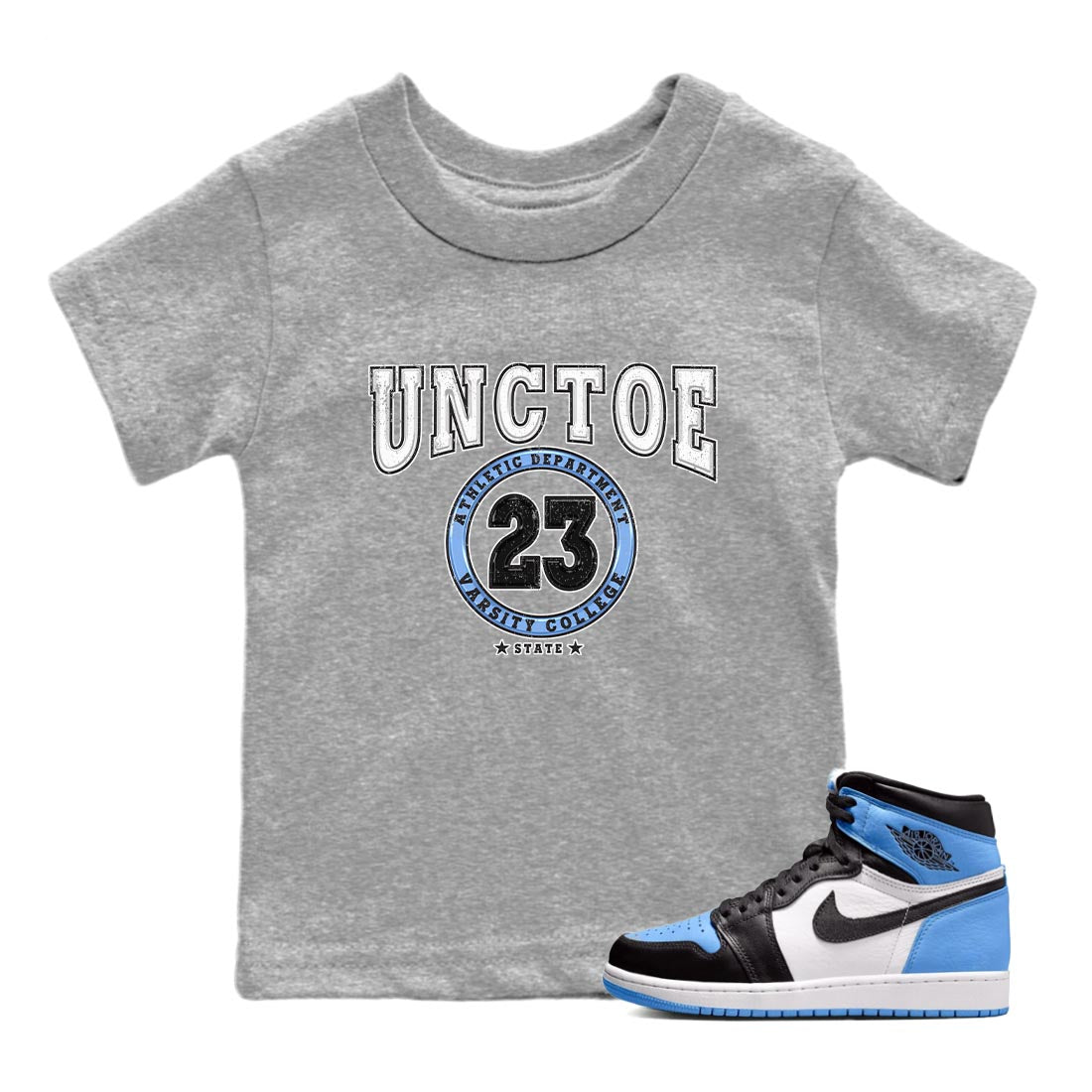 Varsity snkmatch Tee Kids - Air Jordan 1 UNC Toe