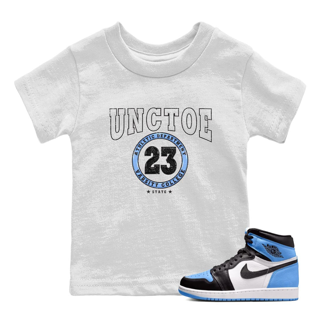 Varsity snkmatch Tee Kids - Air Jordan 1 UNC Toe