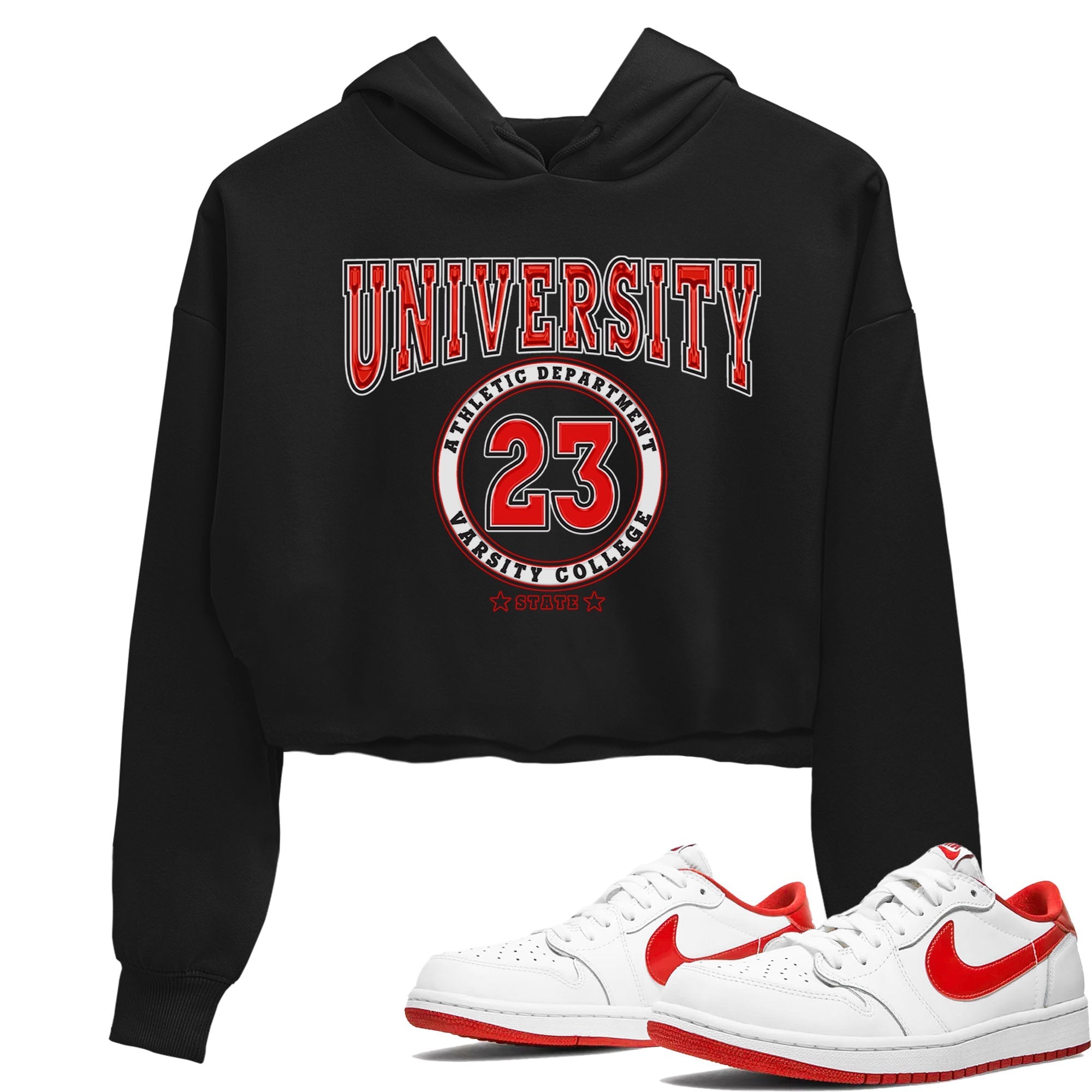 Varsity snkmatch Women's Top - Air Jordan 1 University Red