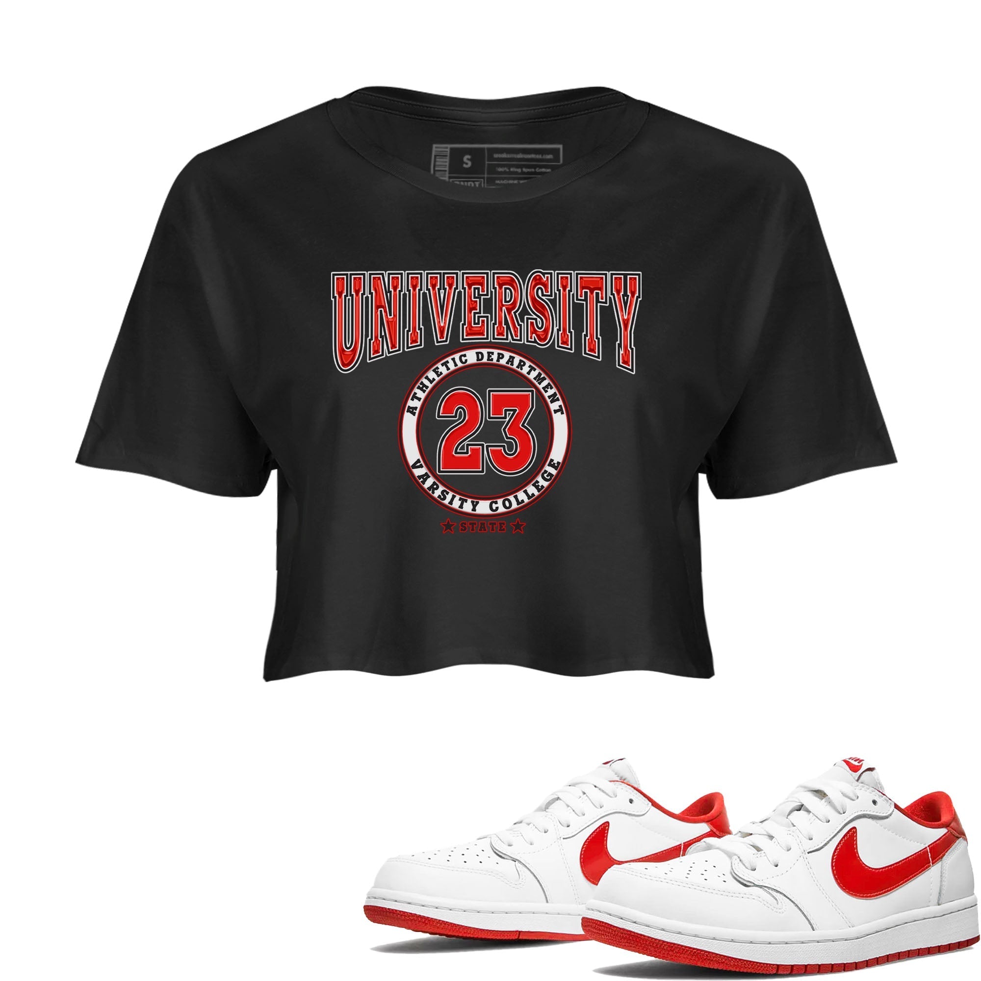 Varsity snkmatch Women's Top - Air Jordan 1 University Red