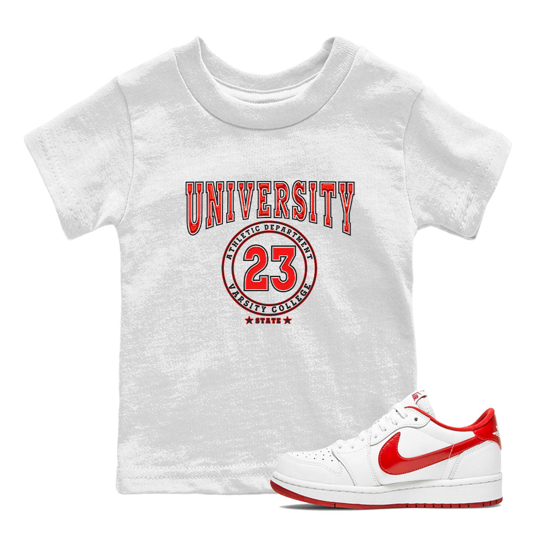 Varsity snkmatch Tee Kids - Air Jordan 1 University Red
