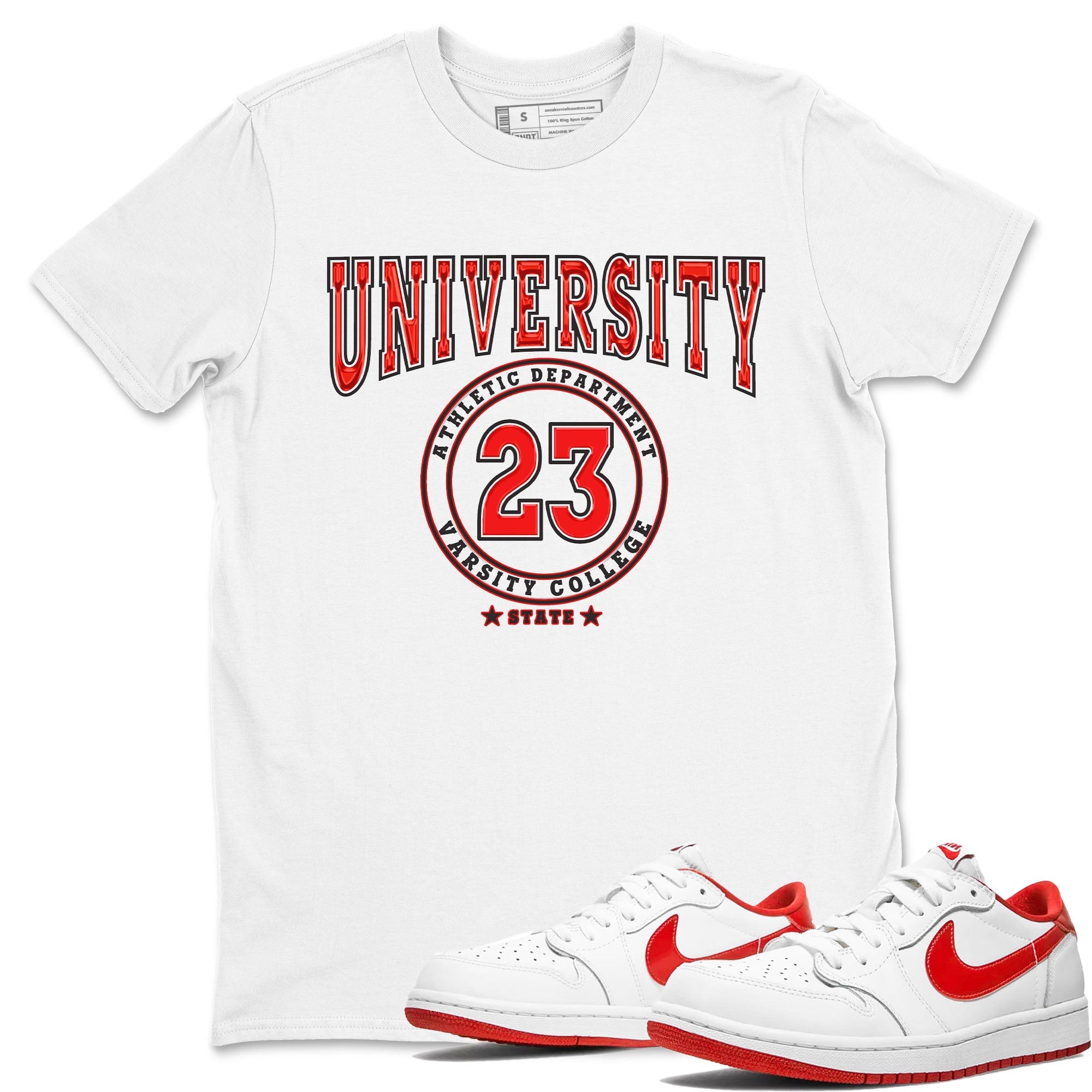 Varsity snkmatch Tee - Air Jordan 1 University Red