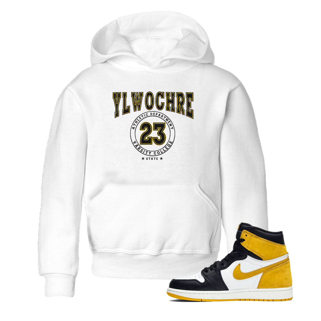 Varsity snkmatch Tees Kids - Air Jordan 1 Yellow Ochre