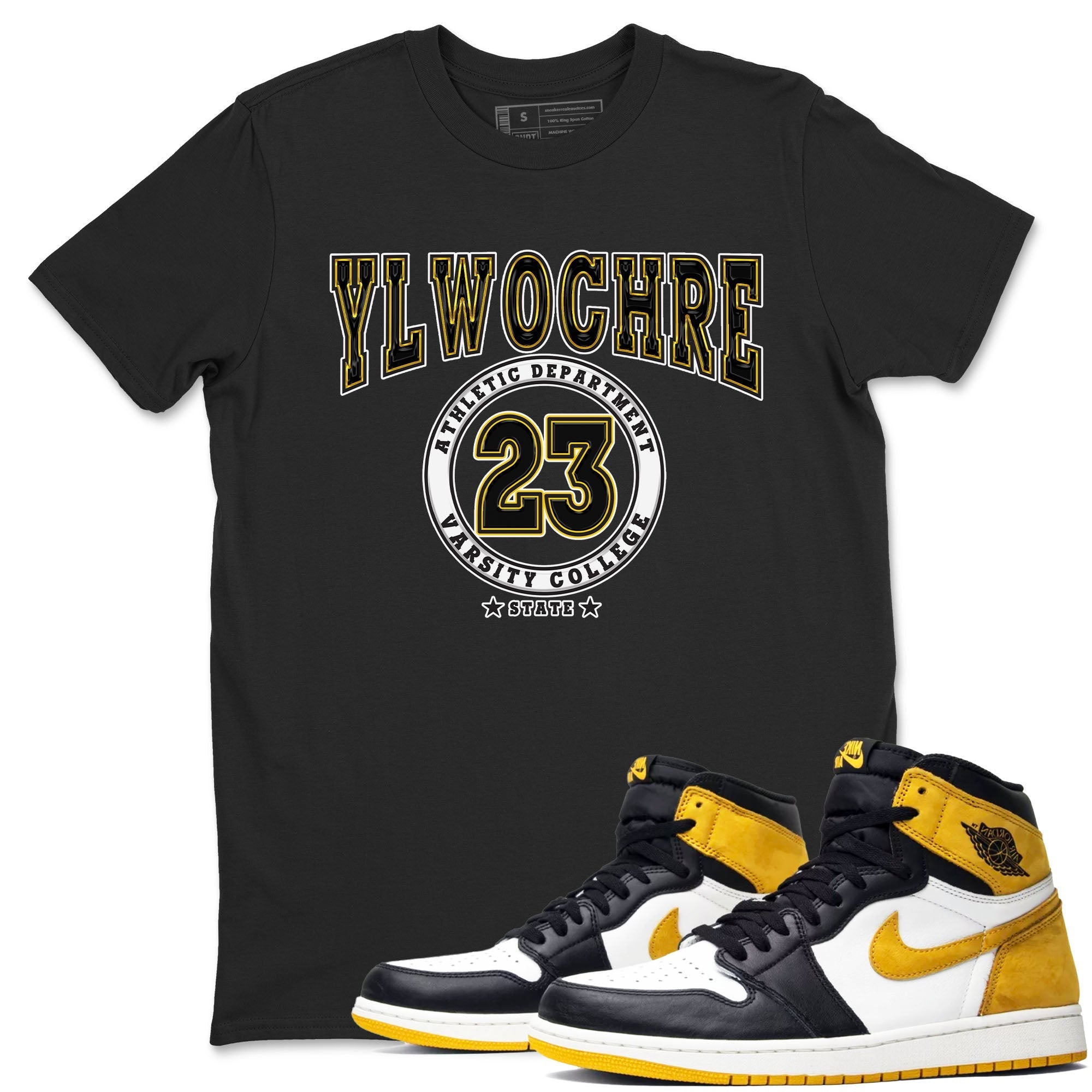 Varsity snkmatch Tees - Air Jordan 1 Yellow Ochre