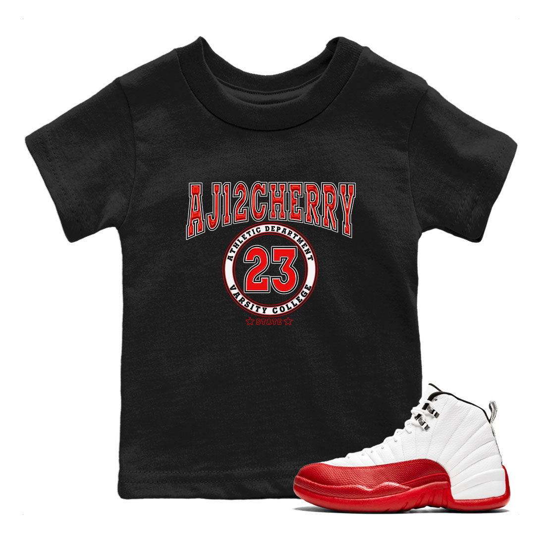 Varsity snkmatch Tee Kids - Air Jordan 12 Cherry