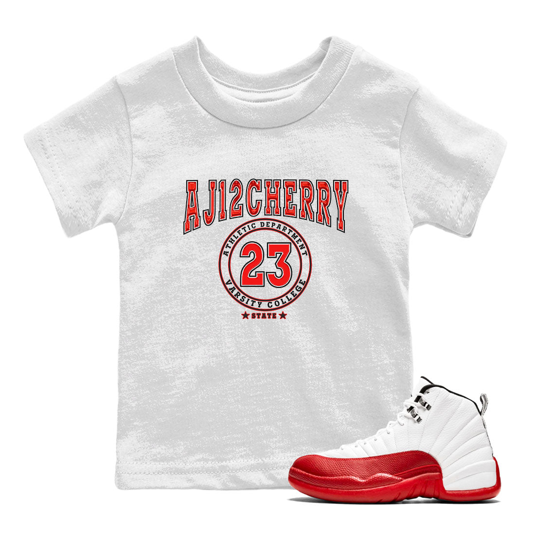 Varsity snkmatch Tee Kids - Air Jordan 12 Cherry