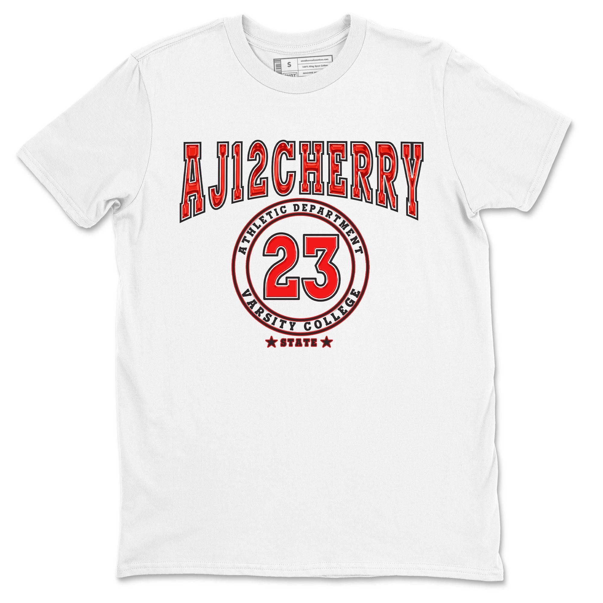 Varsity snkmatch Tee - Air Jordan 12 Cherry