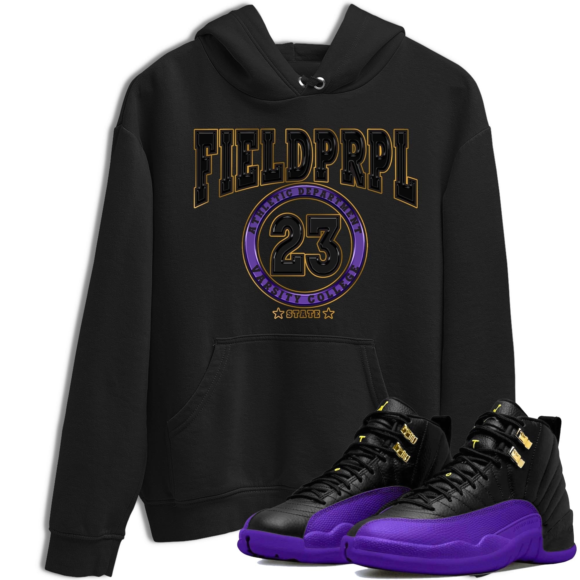 Varsity snkmatch Tee - Air Jordan 12 Field Purple