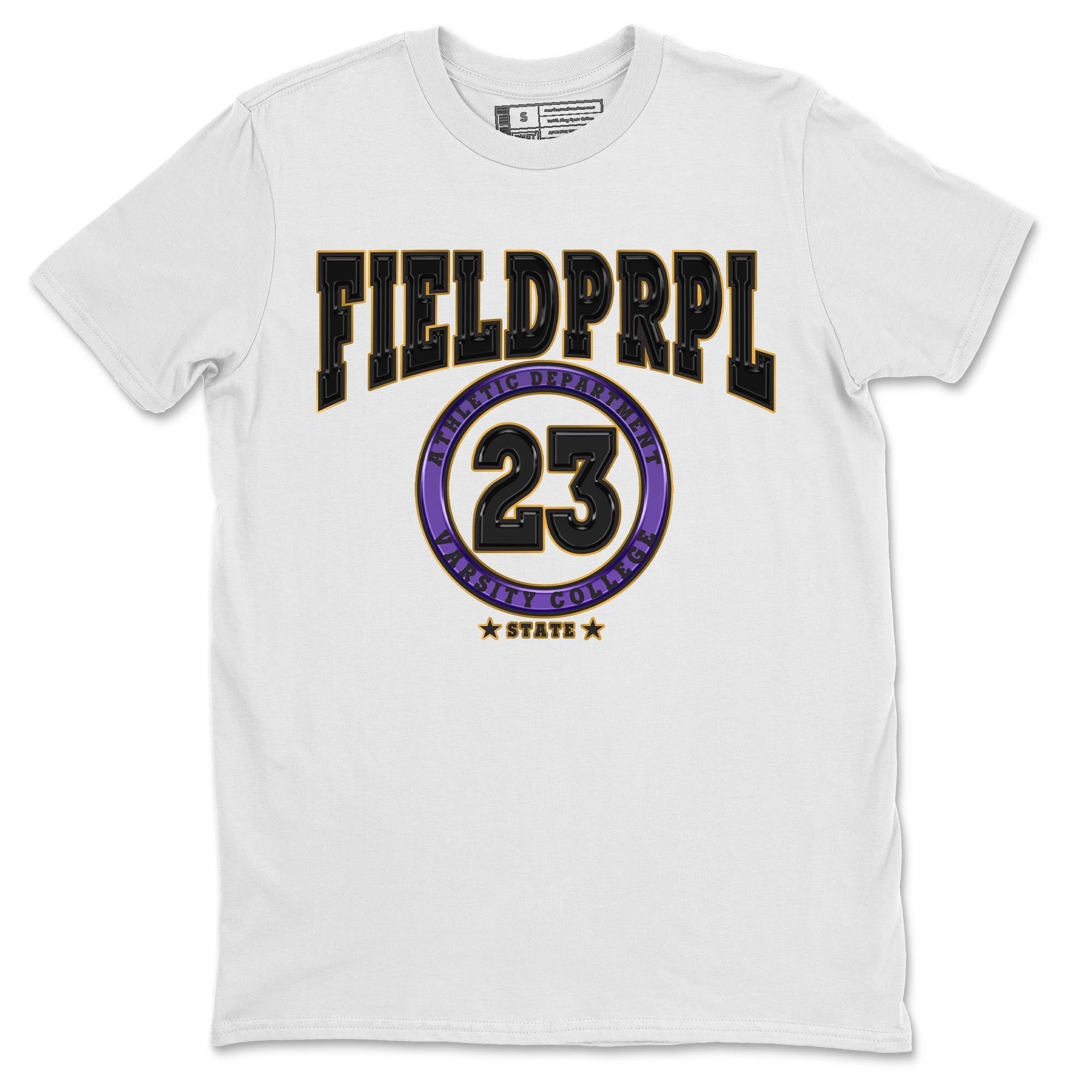 Varsity snkmatch Tee - Air Jordan 12 Field Purple