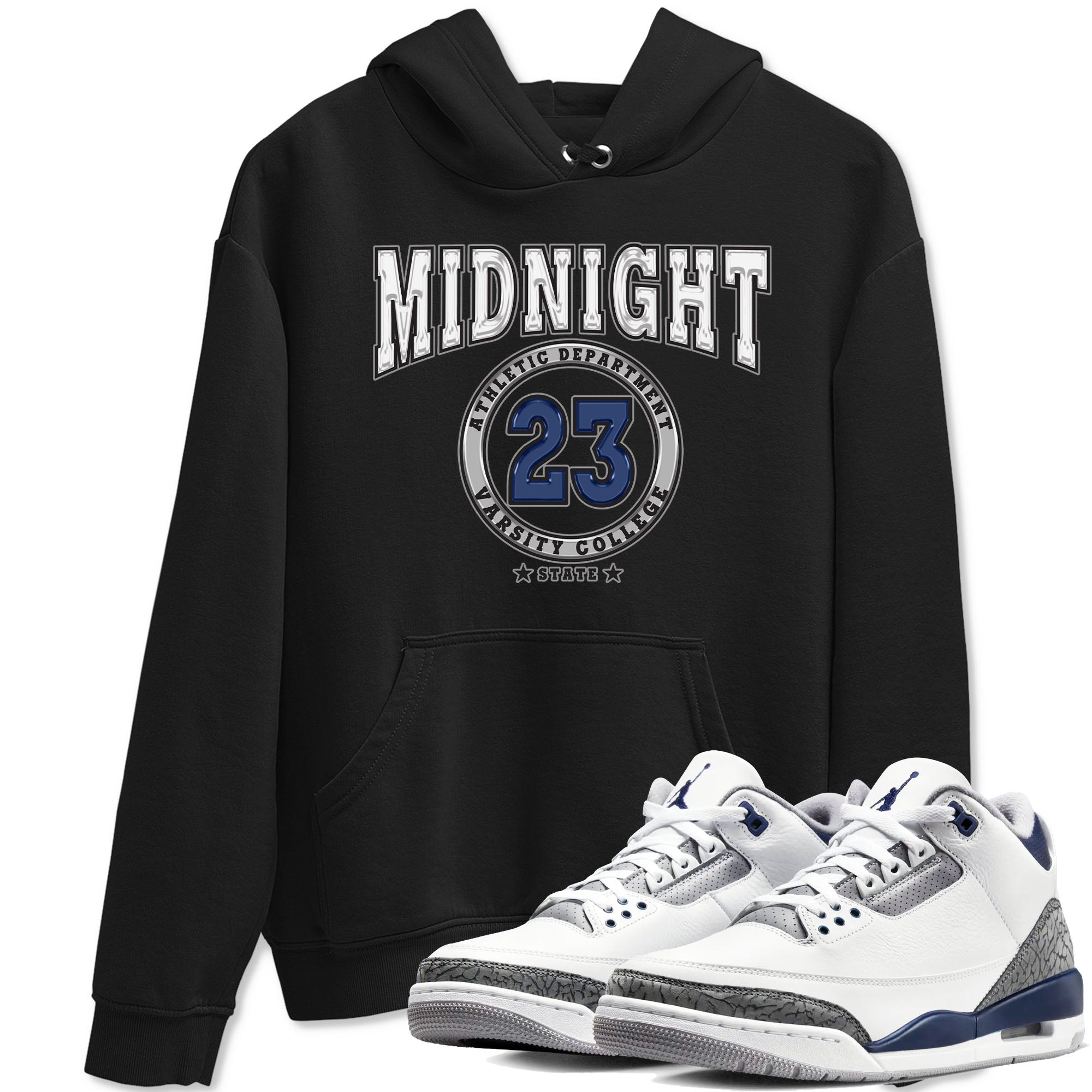 Varsity snkmatch Tees - Air Jordan 3 Midnight Navy 2023