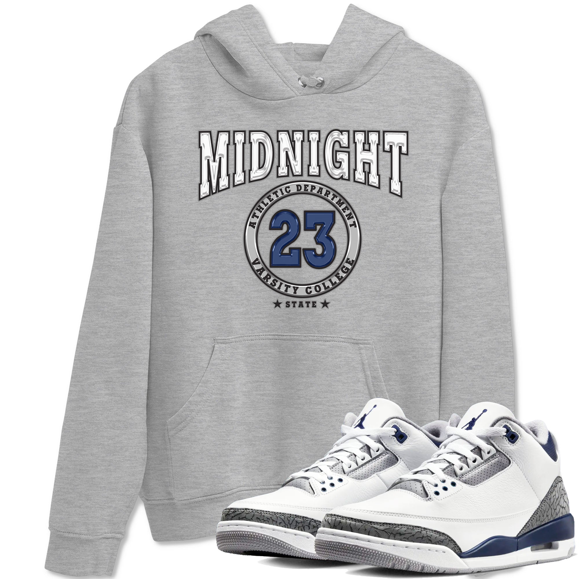 Varsity snkmatch Tees - Air Jordan 3 Midnight Navy 2023