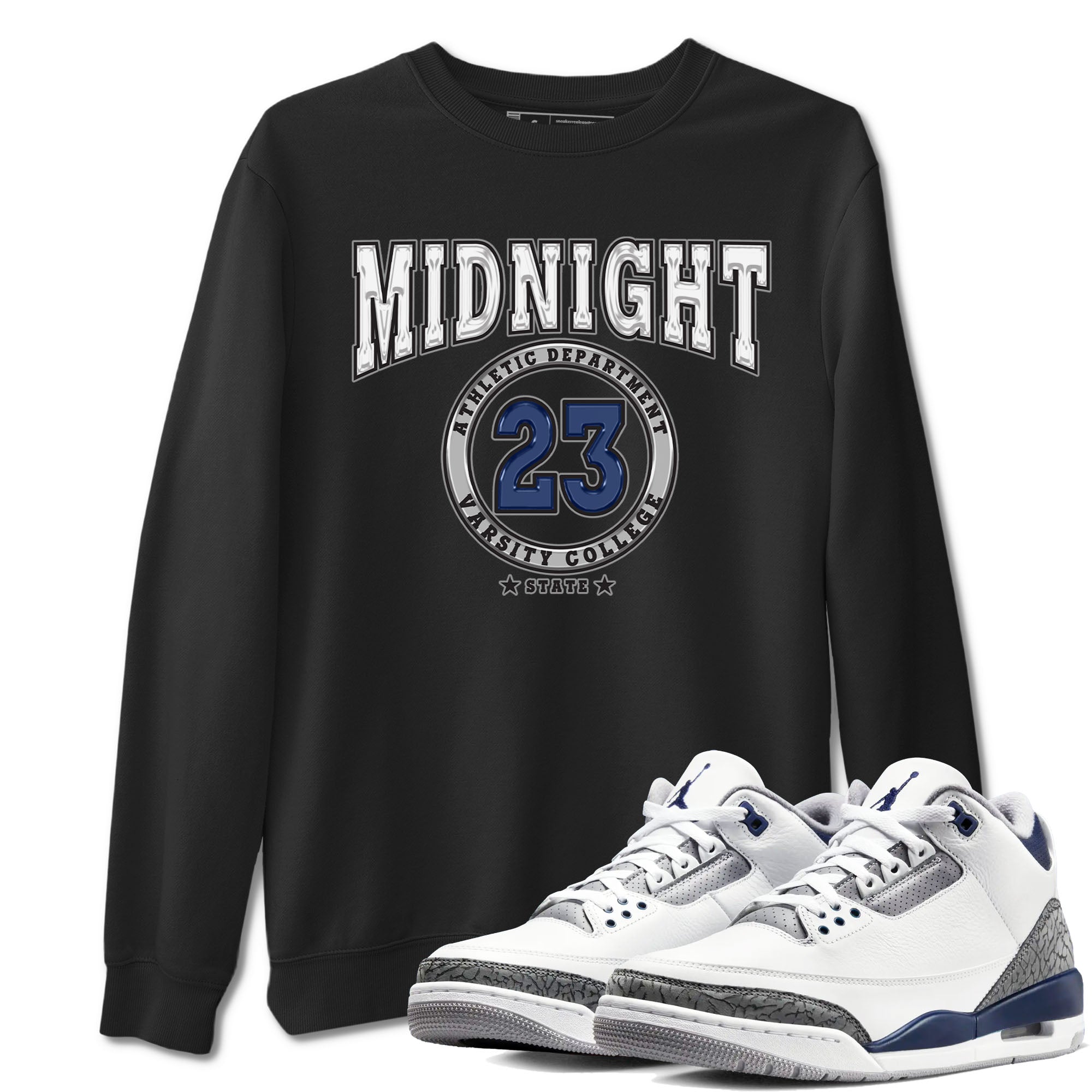 Varsity snkmatch Tees - Air Jordan 3 Midnight Navy 2023