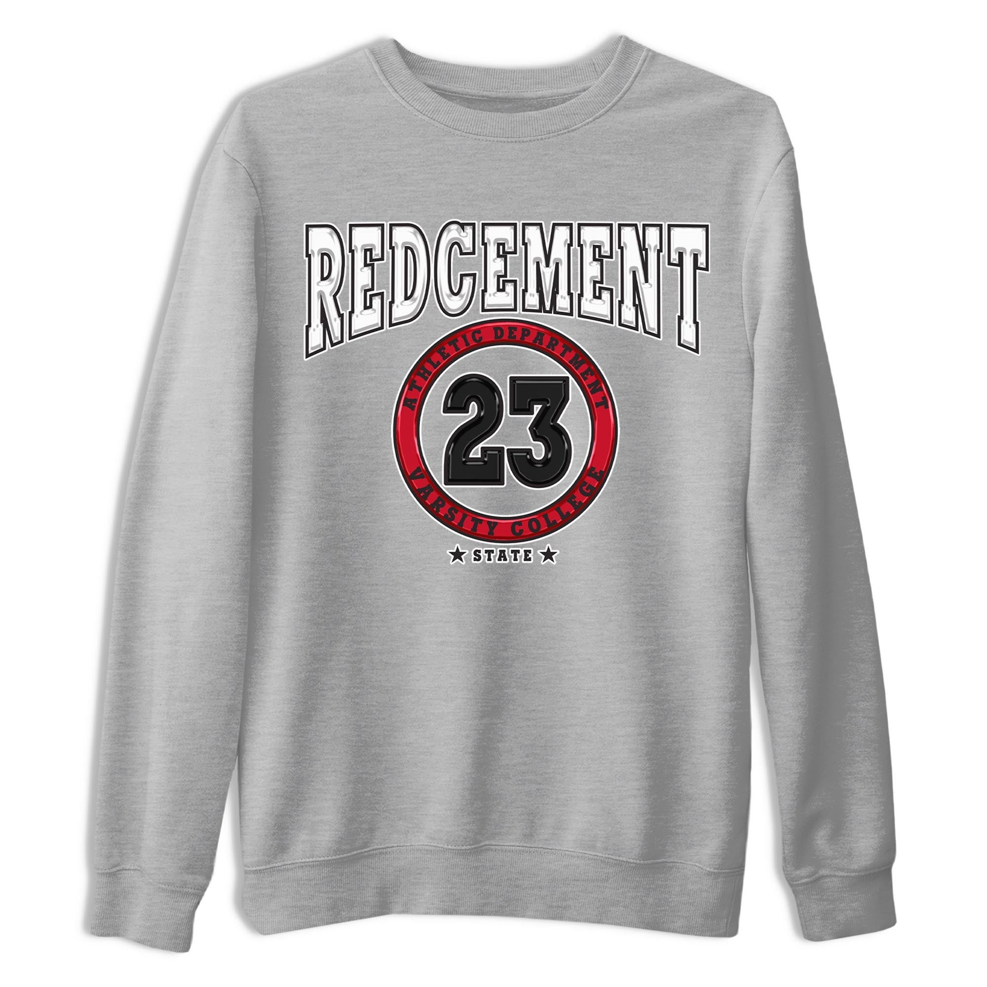 Varsity snkmatch Tee - Air Jordan 4 Red Cement