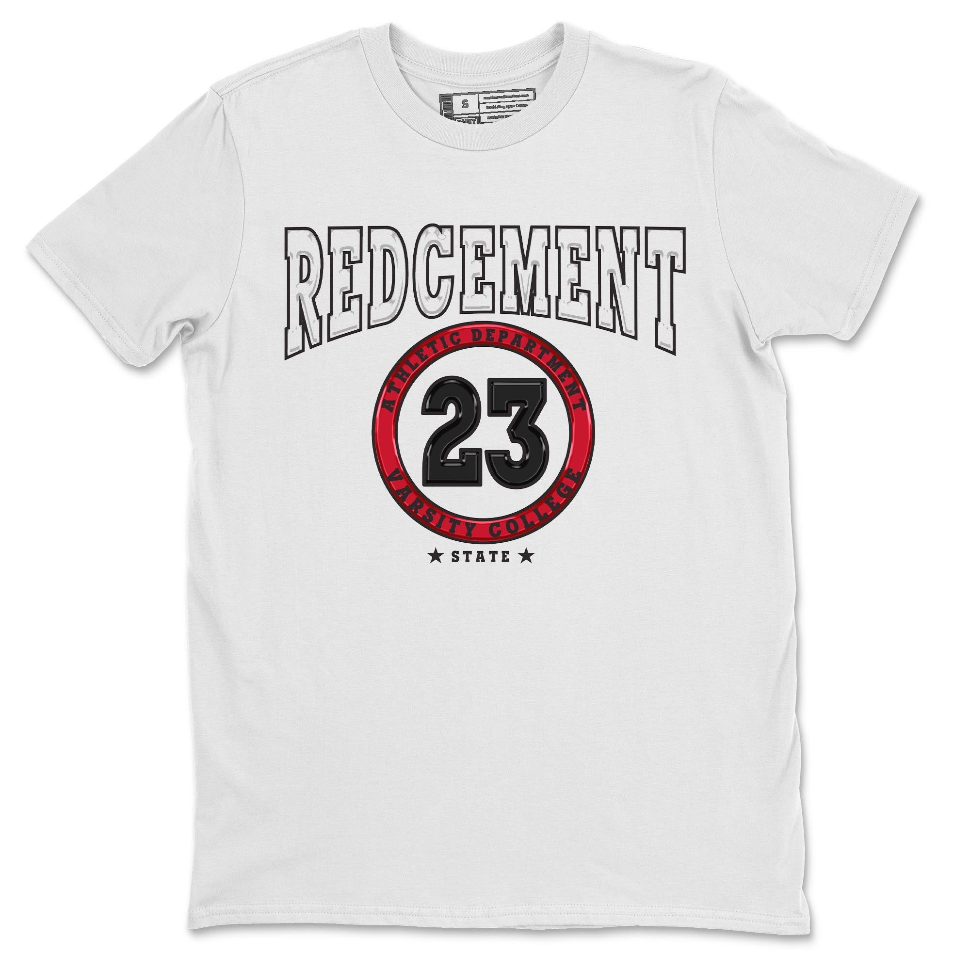 Varsity snkmatch Tee - Air Jordan 4 Red Cement