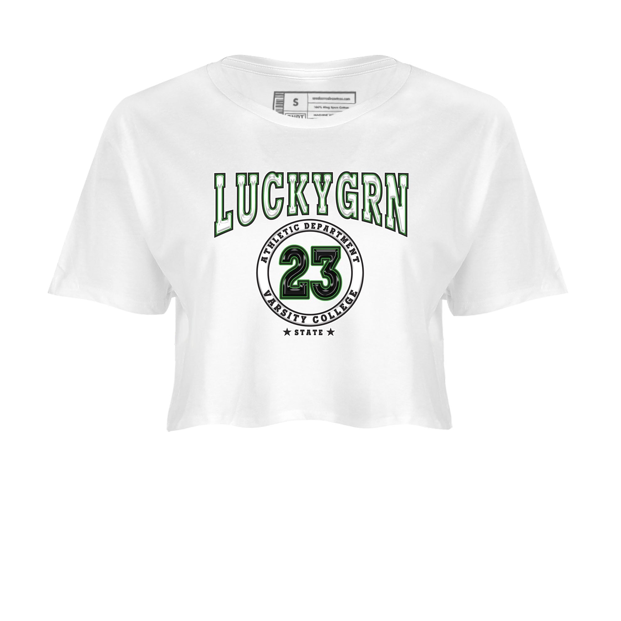 Varsity snkmatch Women's Top - Air Jordan 5 Lucky Green