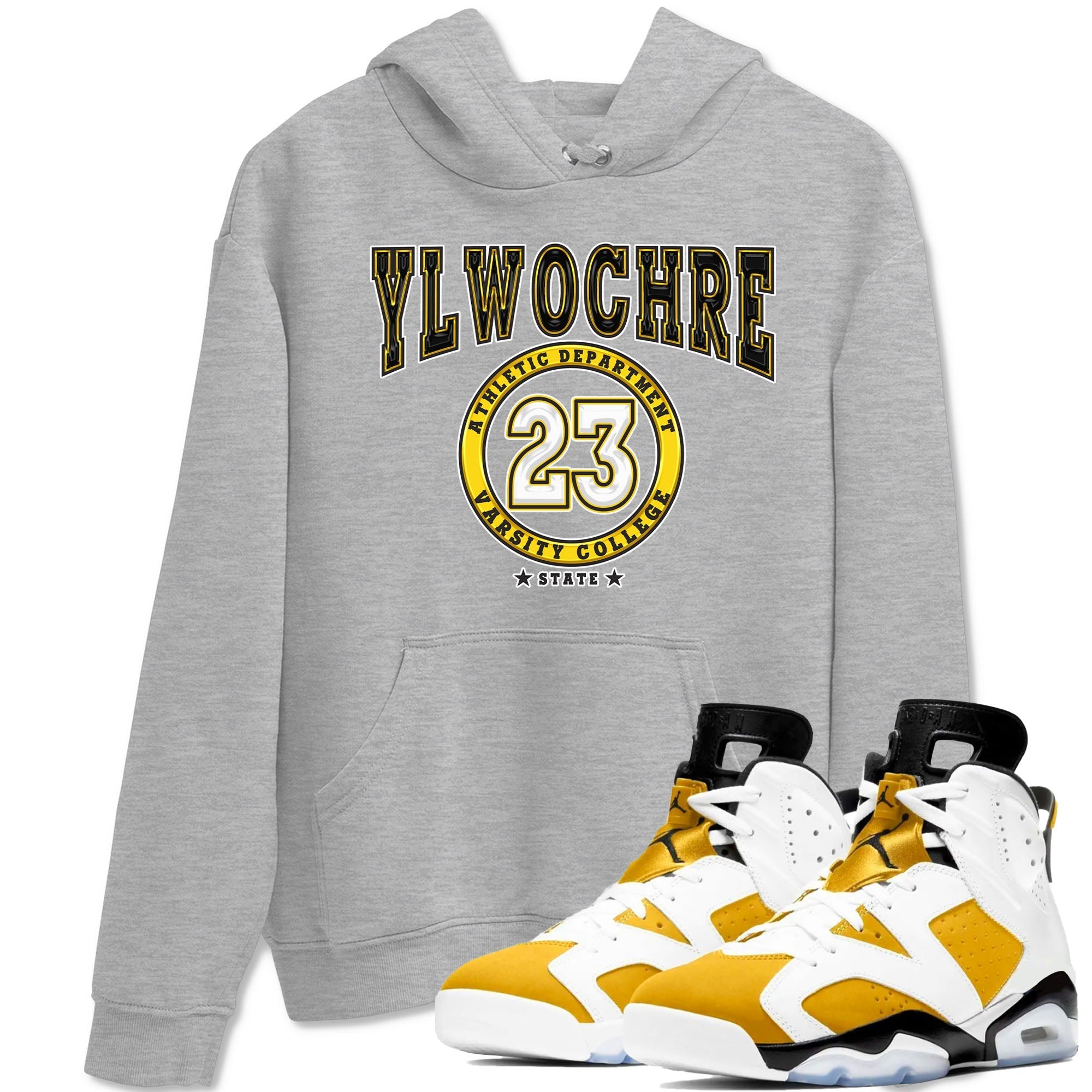 Varsity snkmatch Tees - Air Jordan 6 Yellow Ochre