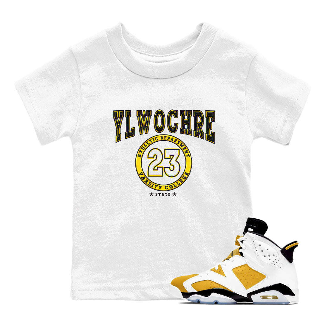 Varsity snkmatch Tees Kids - Air Jordan 6 Yellow Ochre