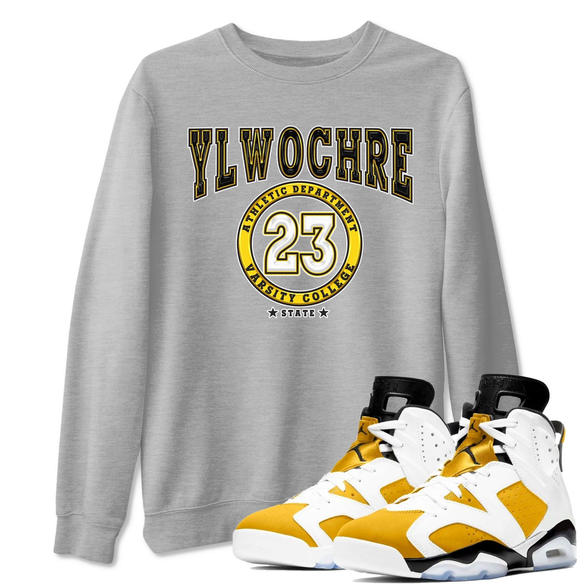 Varsity snkmatch Tees - Air Jordan 6 Yellow Ochre