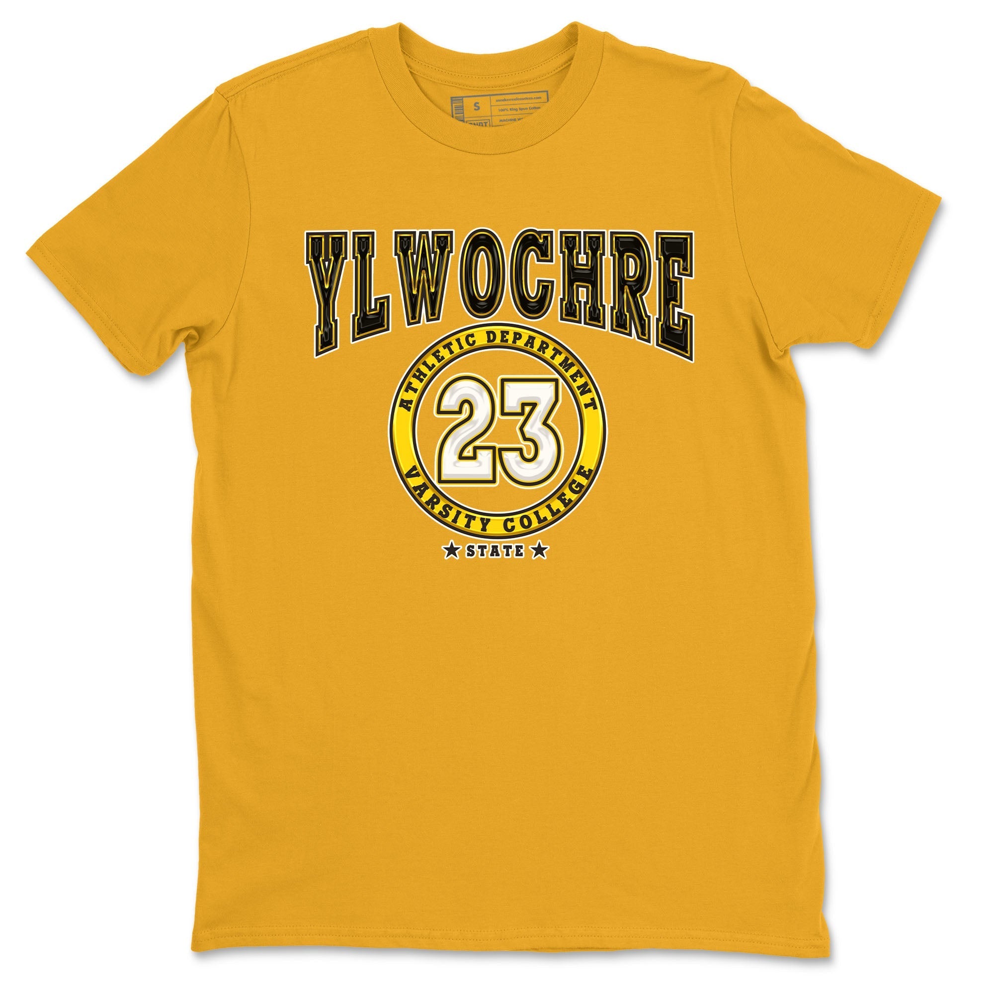 Varsity snkmatch Tees - Air Jordan 6 Yellow Ochre