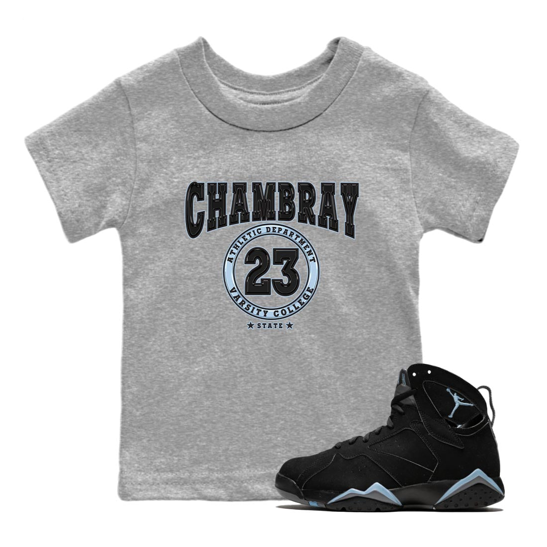 Varsity snkmatch Tee Kids - Air Jordan 7 Chambray
