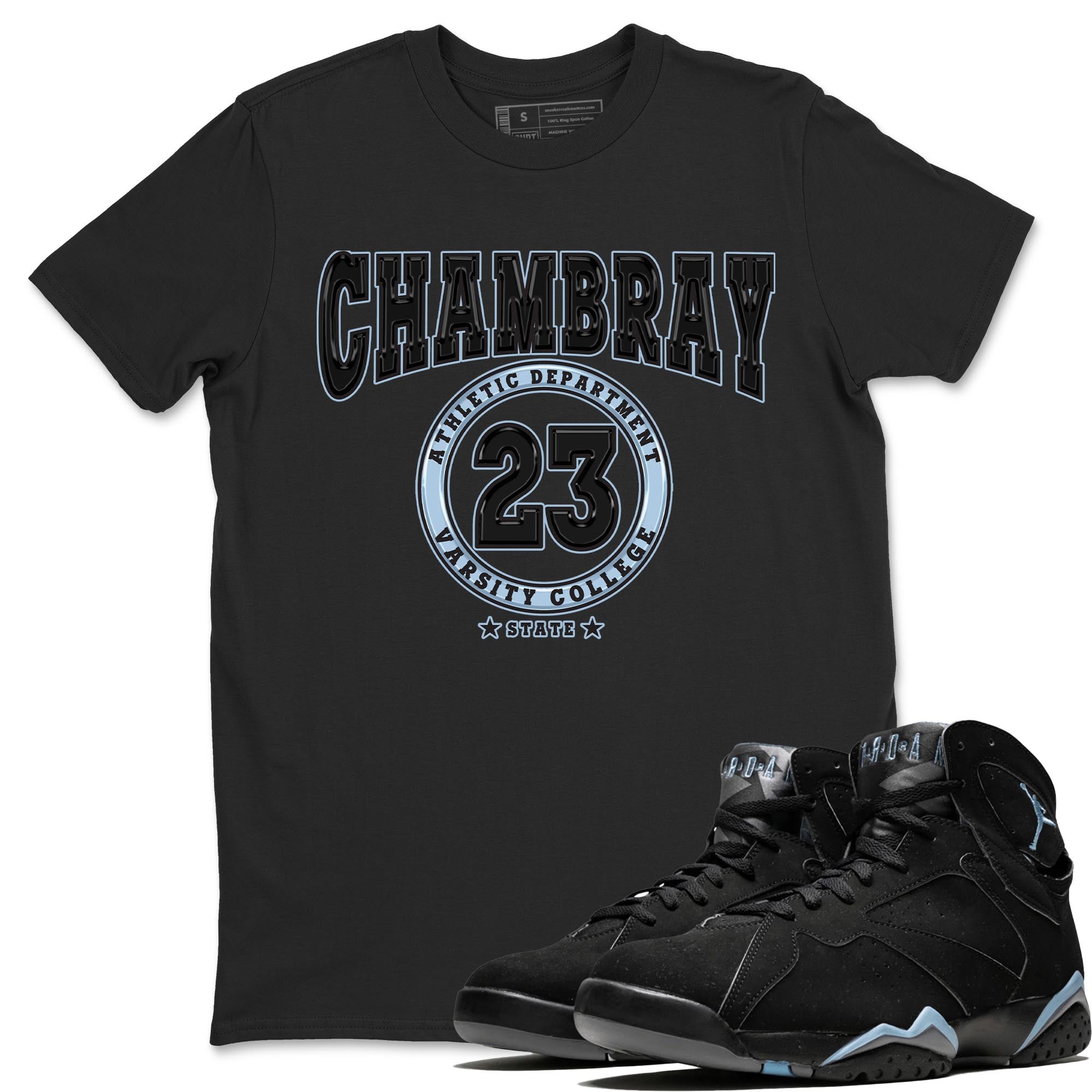 Varsity snkmatch Tee - Air Jordan 7 Chambray