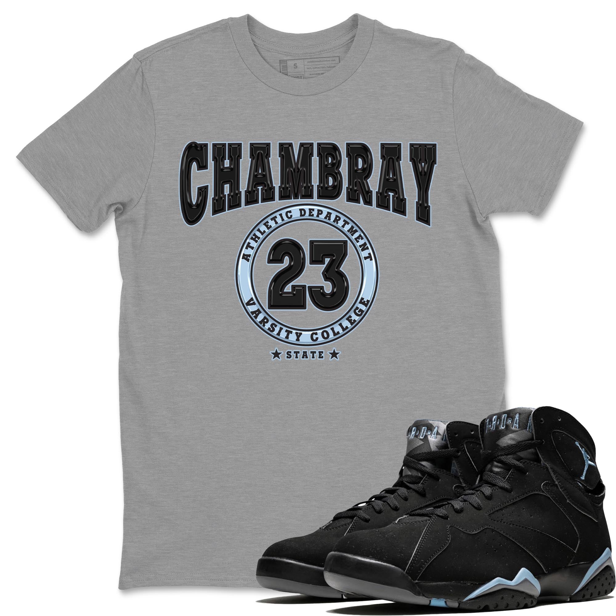 Varsity snkmatch Tee - Air Jordan 7 Chambray