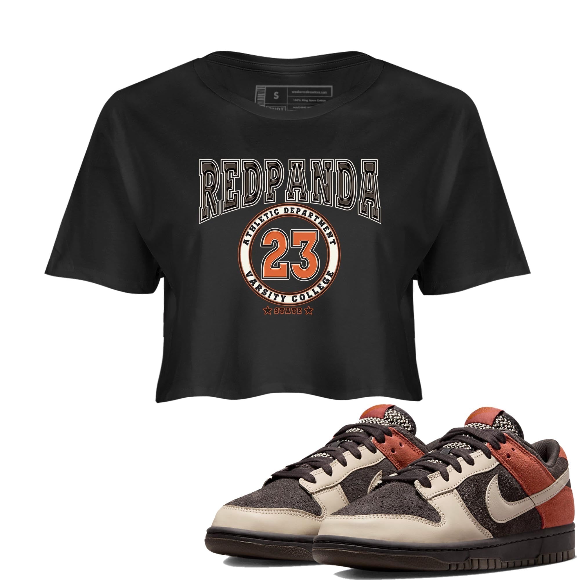 Varsity snkmatch Women's Top - Dunk Red Panda
