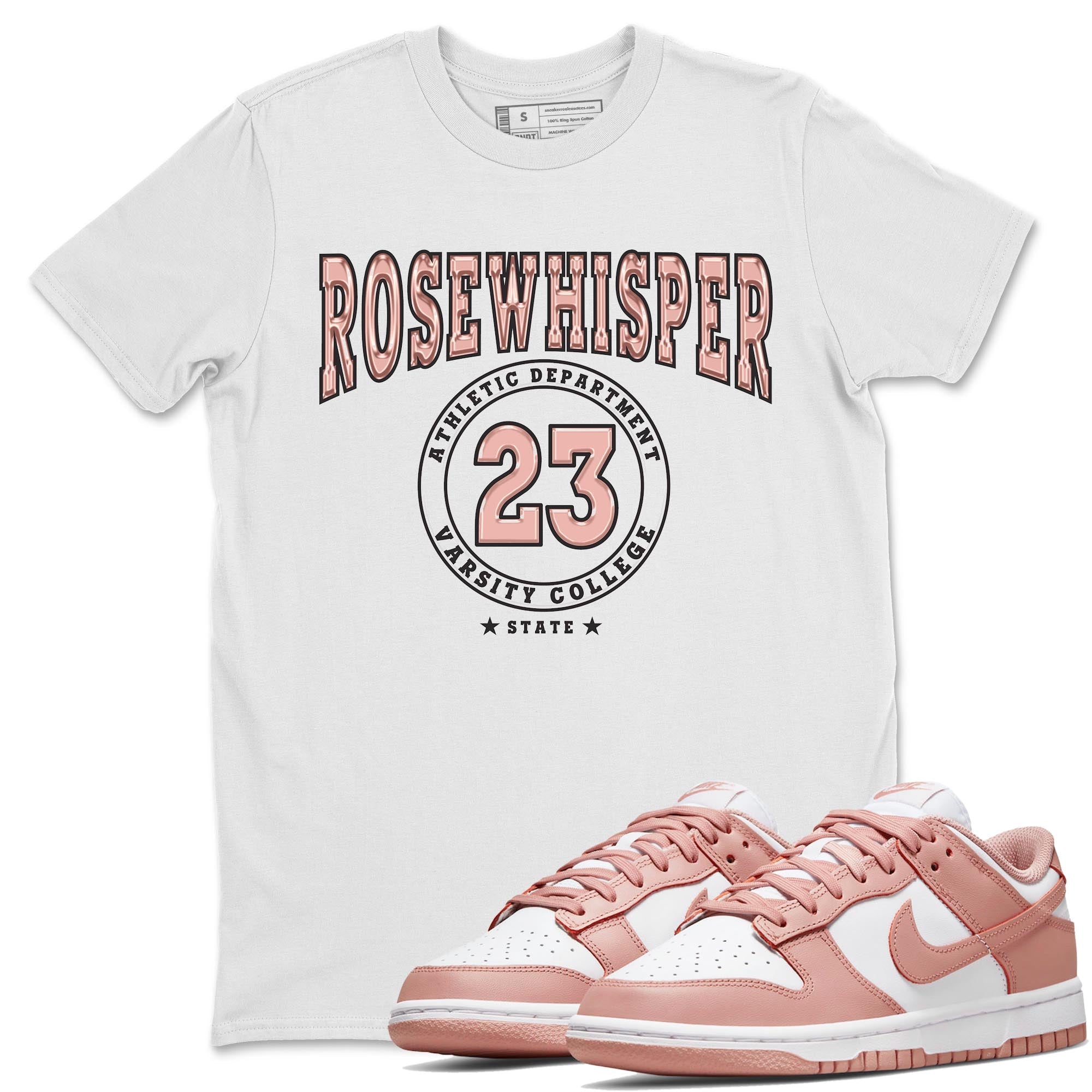 Varsity snkmatch Tee - Dunk Rose Whisper