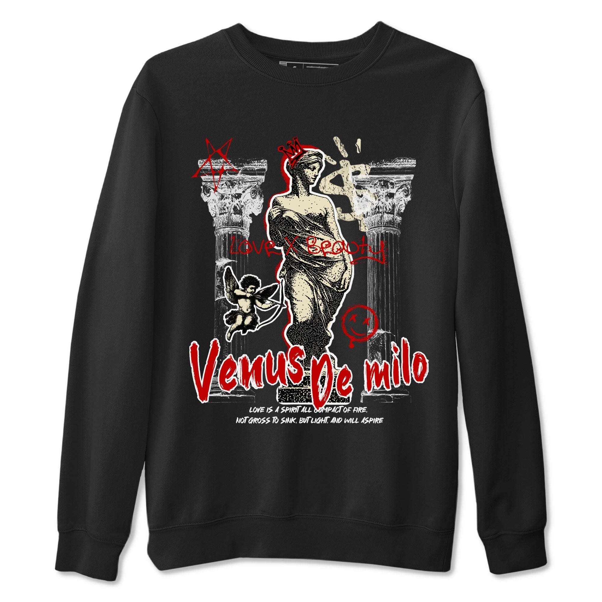 Venus De Milo snkmatch Tees - Air Jordan 1 Black Toe Reimagined