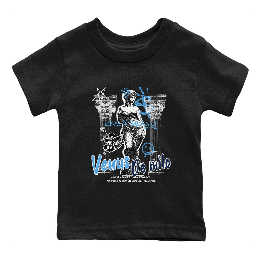 Venus De Milo snkmatch Tees Kids - Air Jordan 1 Obsidian