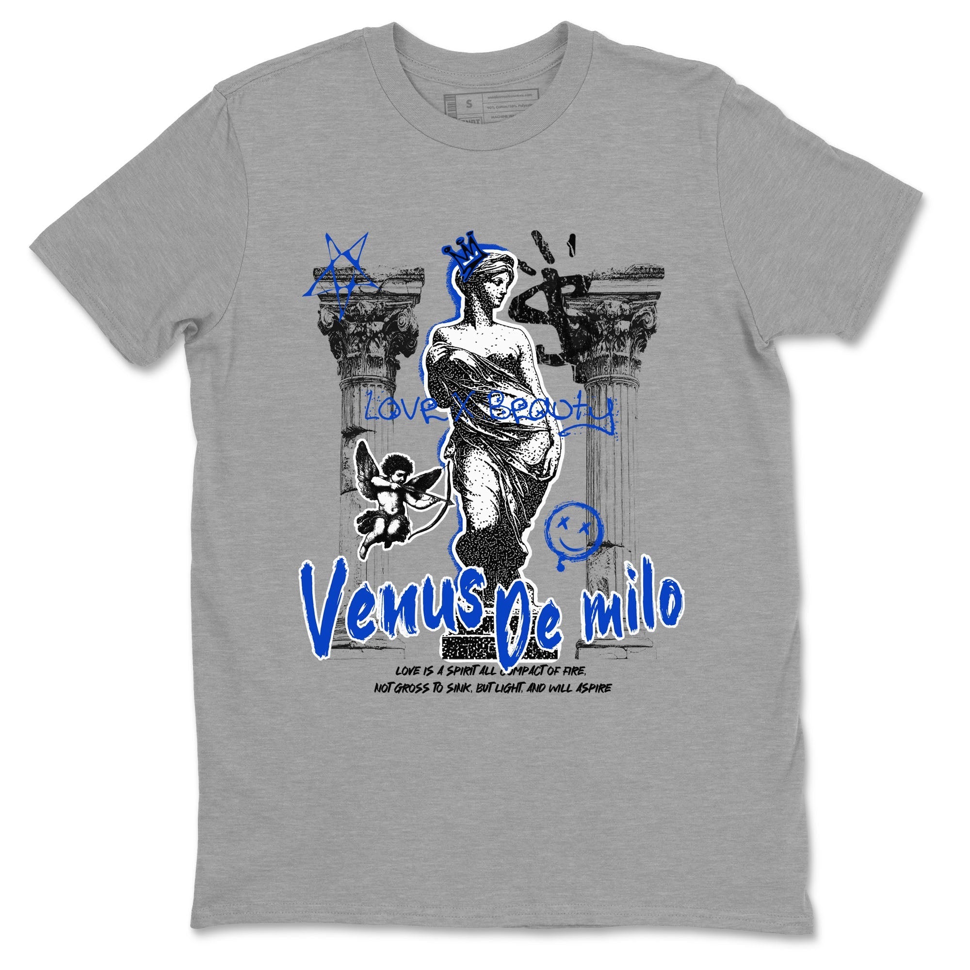 Venus De Milo snkmatch Tees - Air Jordan 12 Blueberry