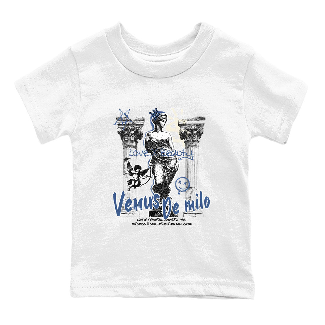 Venus De Milo snkmatch Tees Kids - Air Jordan 3 A Ma Maniere x Diffused Blue