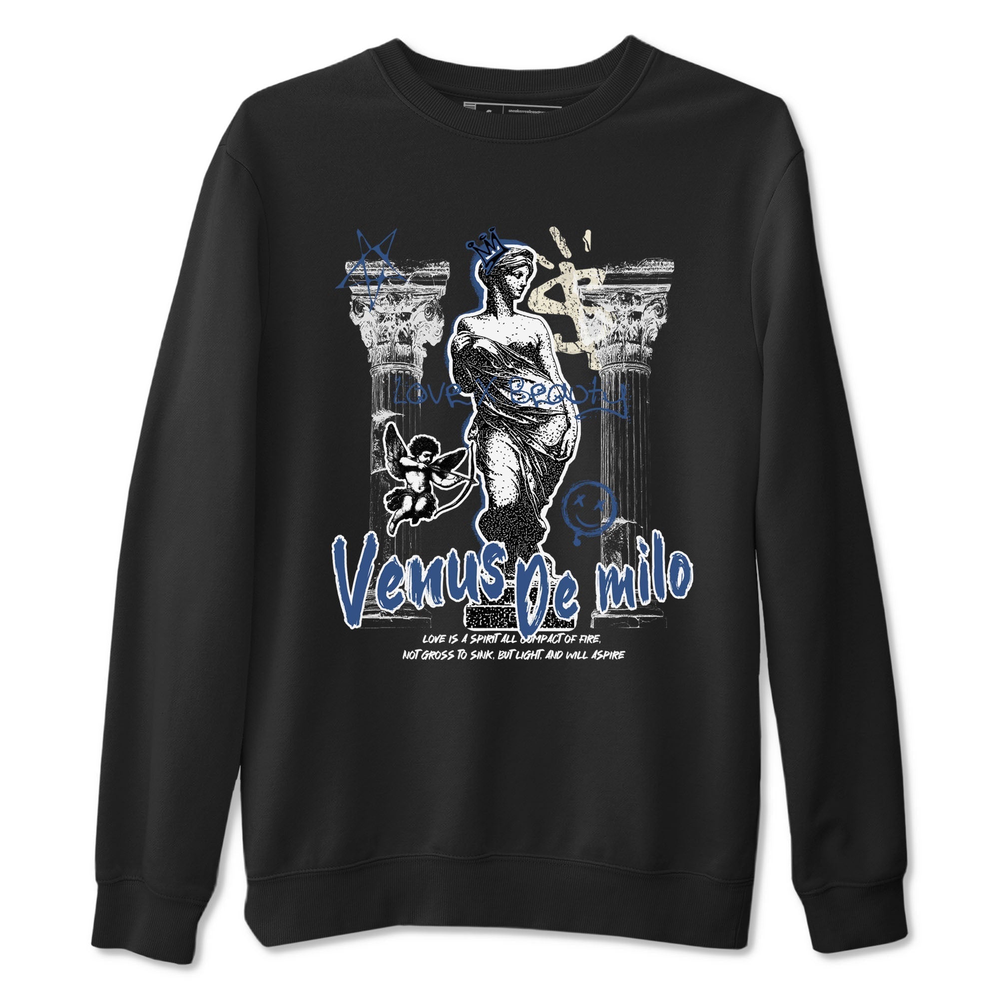Venus De Milo snkmatch Tees - Air Jordan 3 A Ma Maniere x Diffused Blue