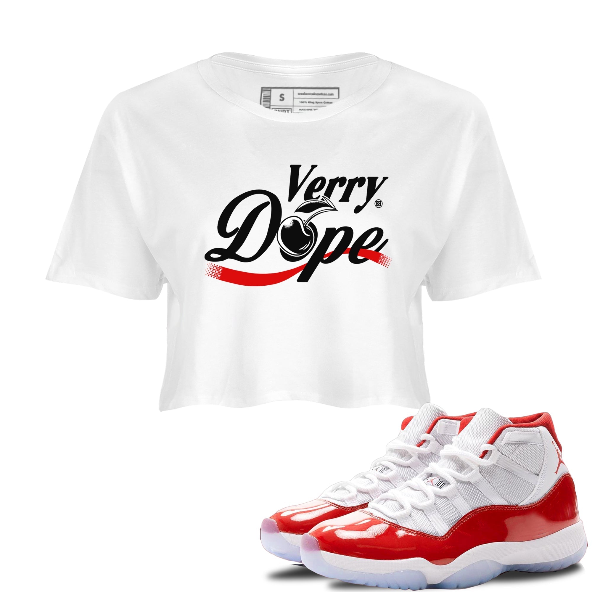 Verry Dope snkmatch Women's Top - Air Jordan 11 Cherry