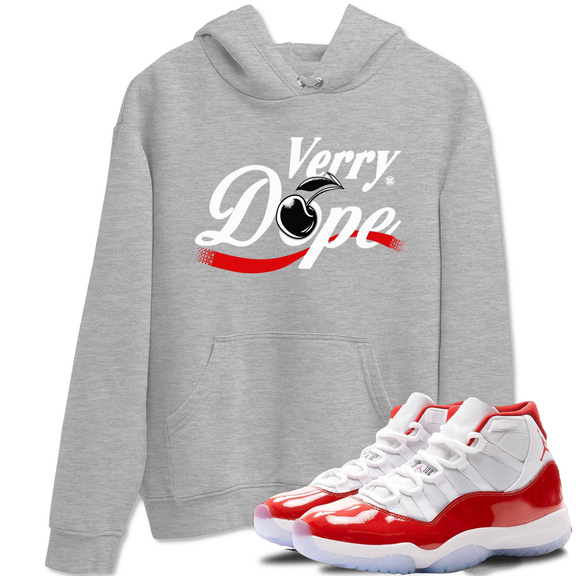 Verry Dope snkmatch Tees - Air Jordan 11 Cherry