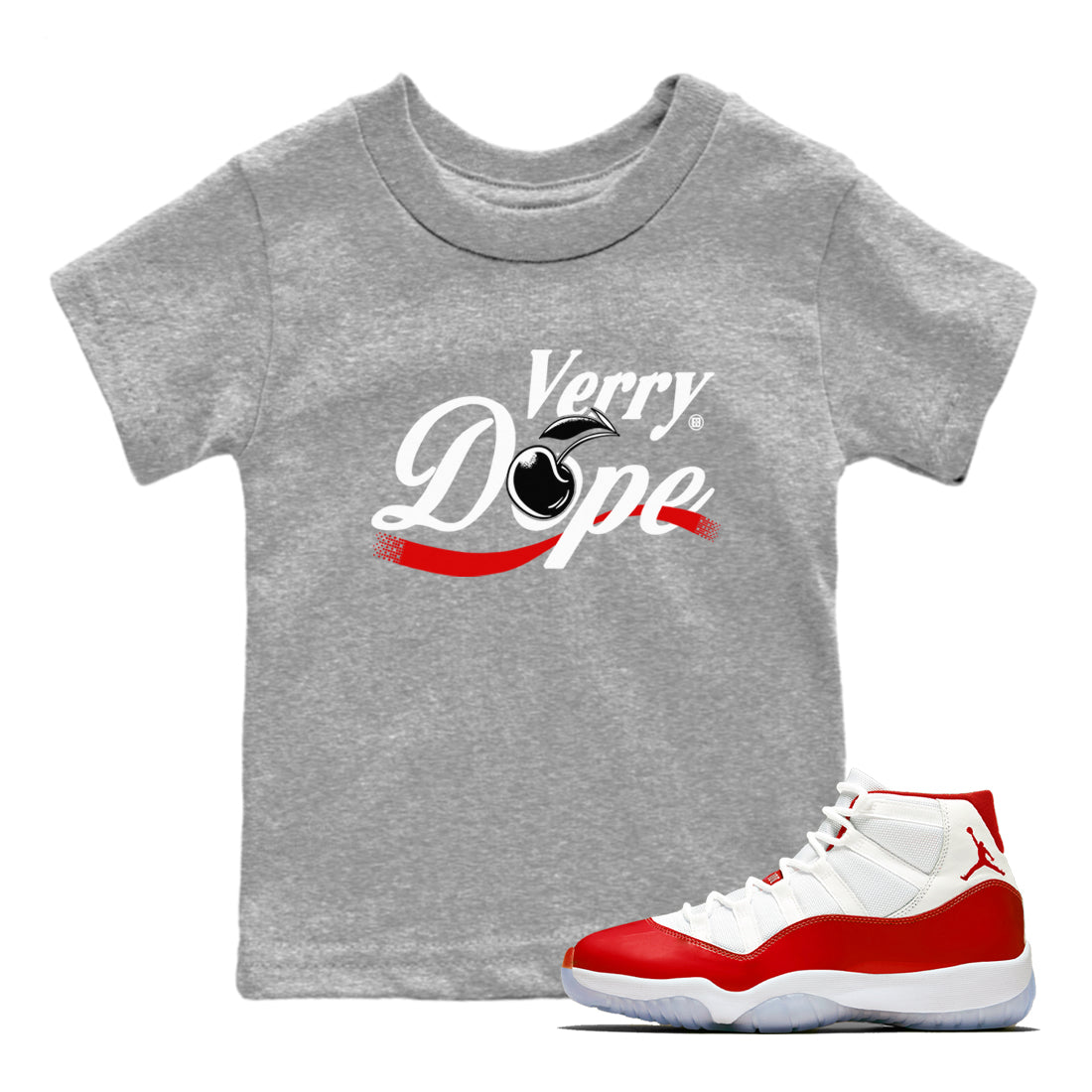 Verry Dope snkmatch Tees Kids - Air Jordan 11 Cherry