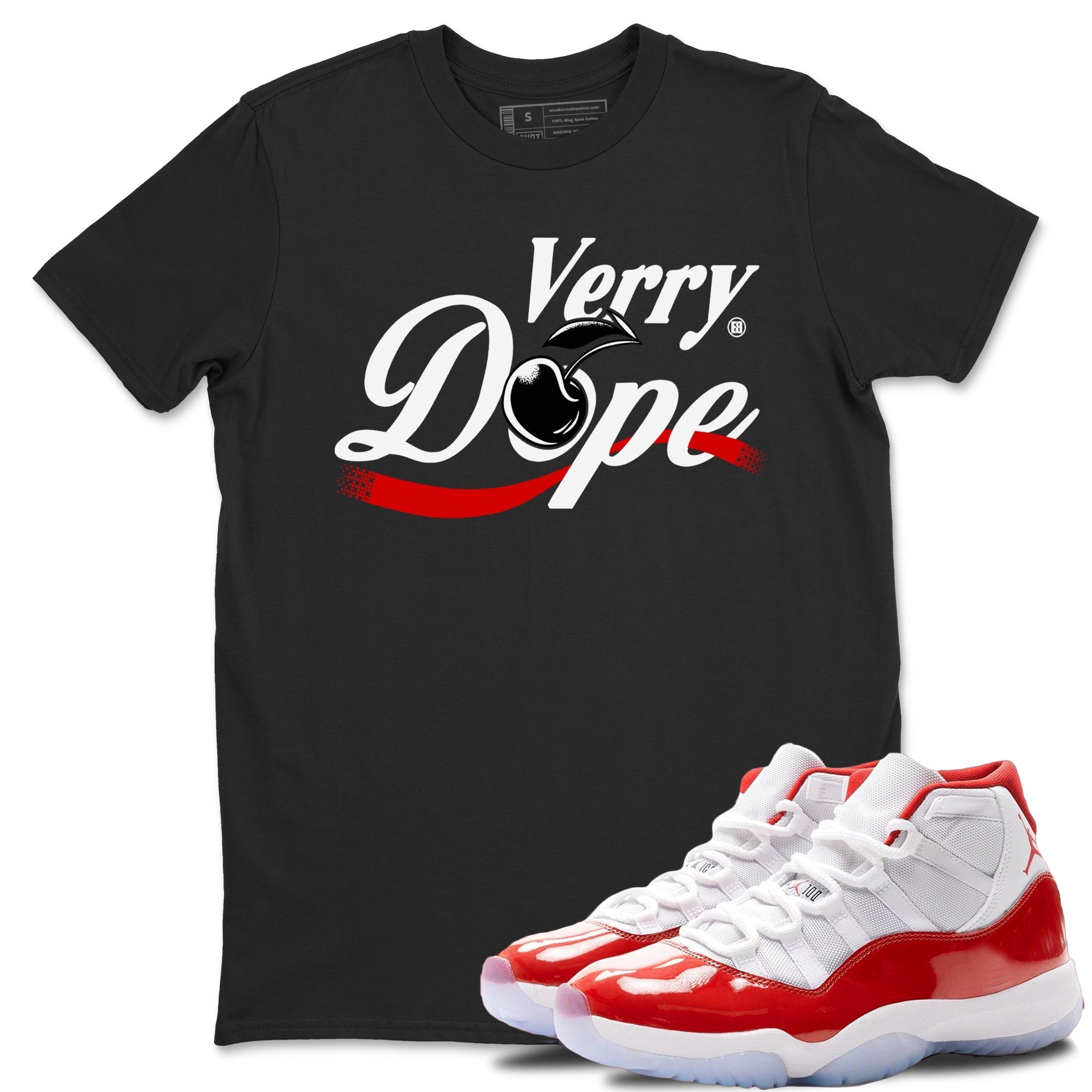 Verry Dope snkmatch Tees - Air Jordan 11 Cherry