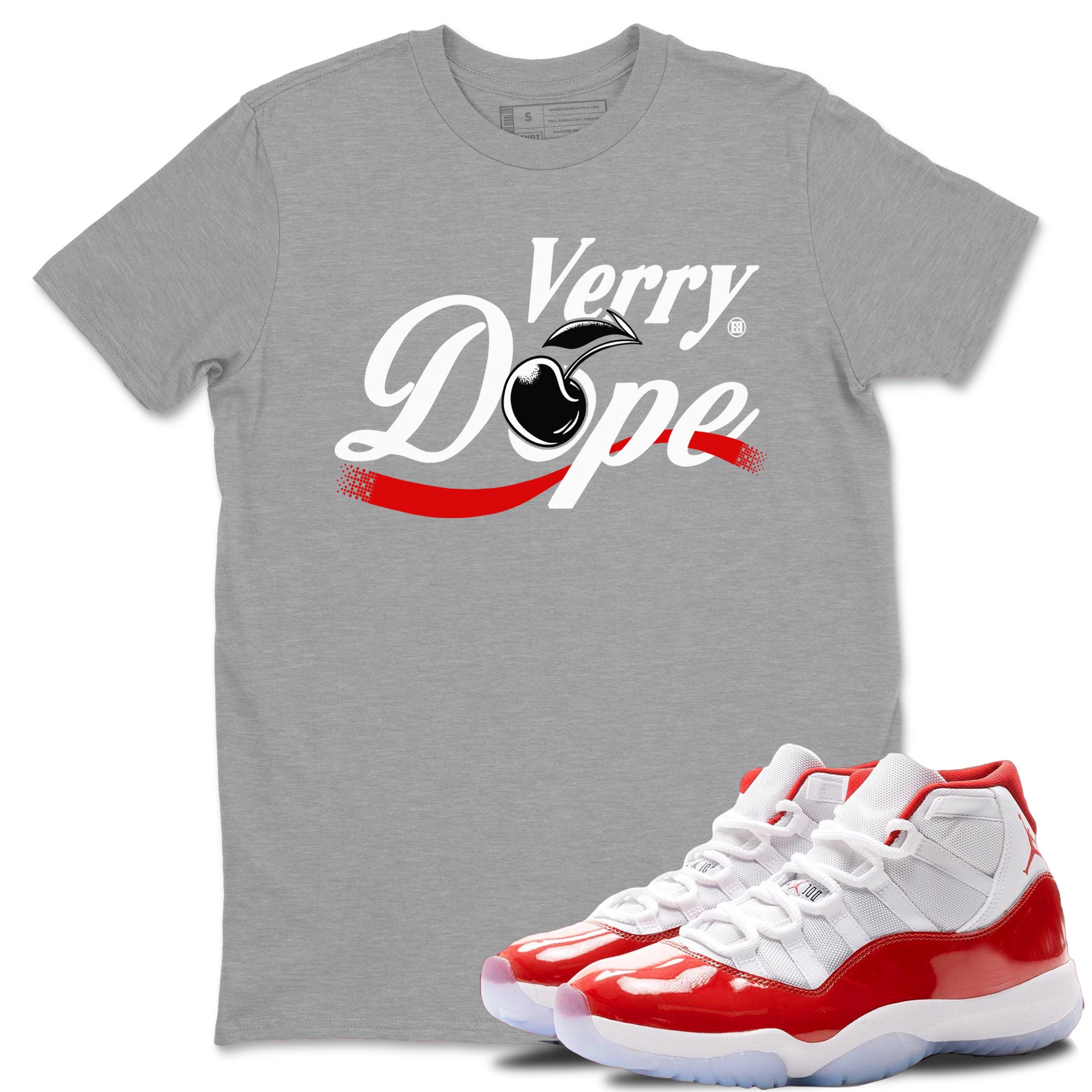 Verry Dope snkmatch Tees - Air Jordan 11 Cherry